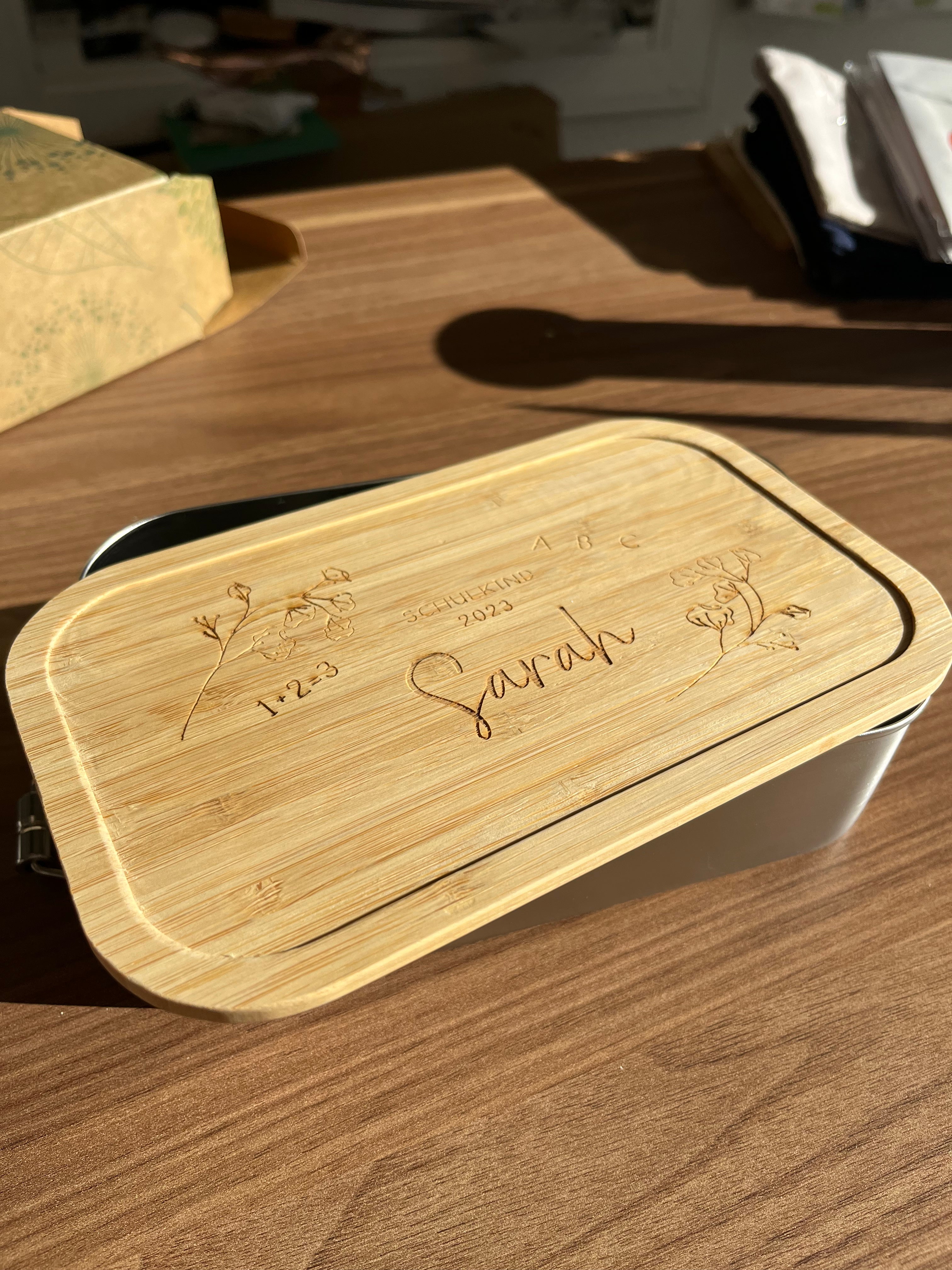 Personalisierte Brotdose | Eukalyptus | Schulkind | Schulkind 2024