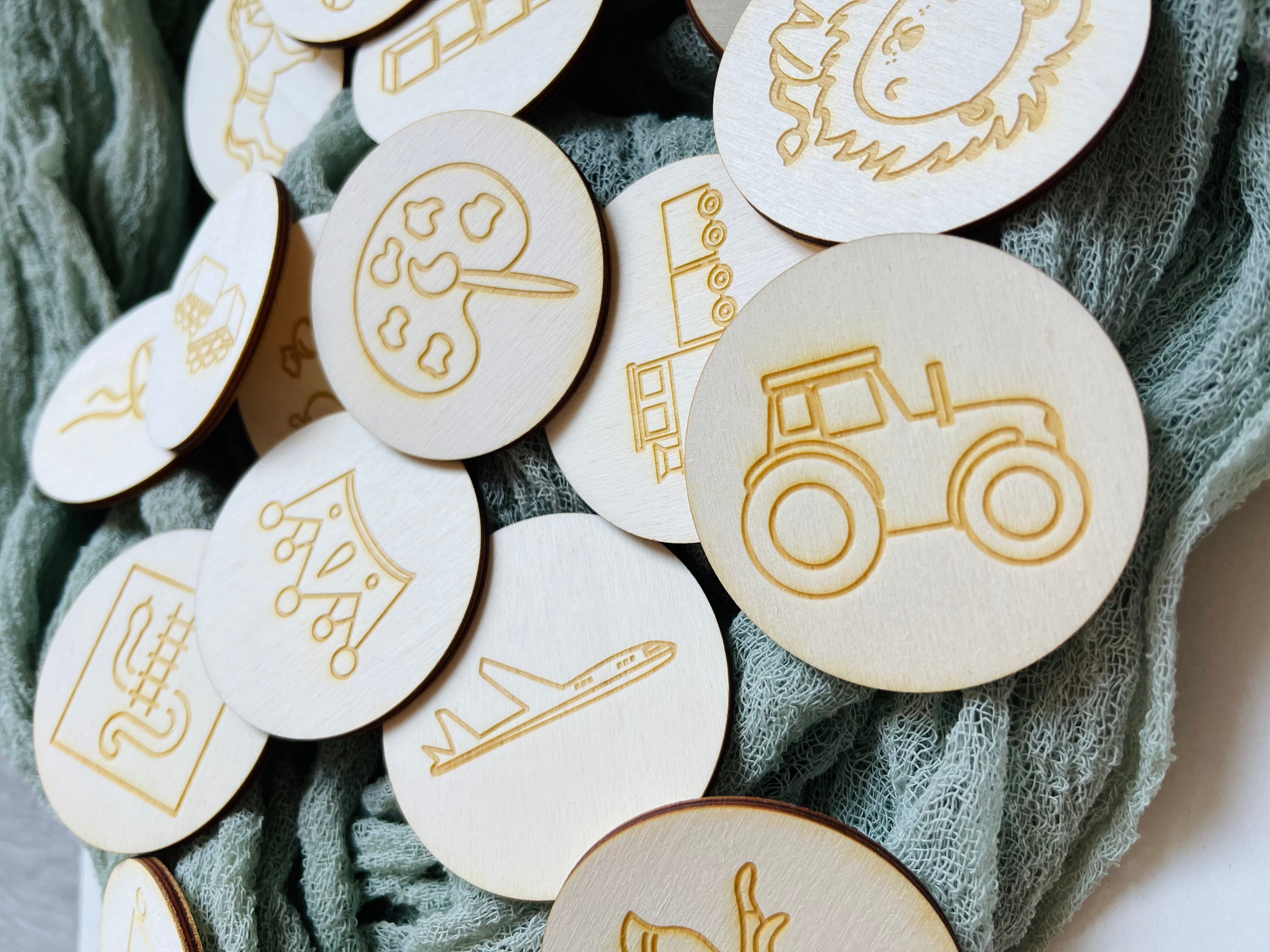 Kinderzimmer Ordnung | Sortierschilder mit Klett | für Trofast und andere Regale