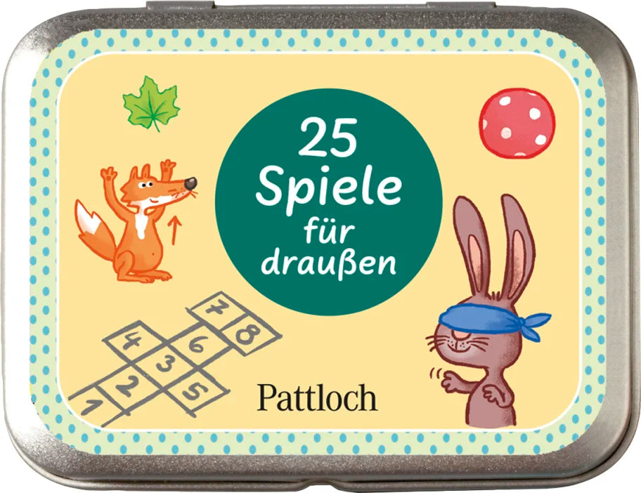 25 Spiele für draußen | Karten | in praktischer Box