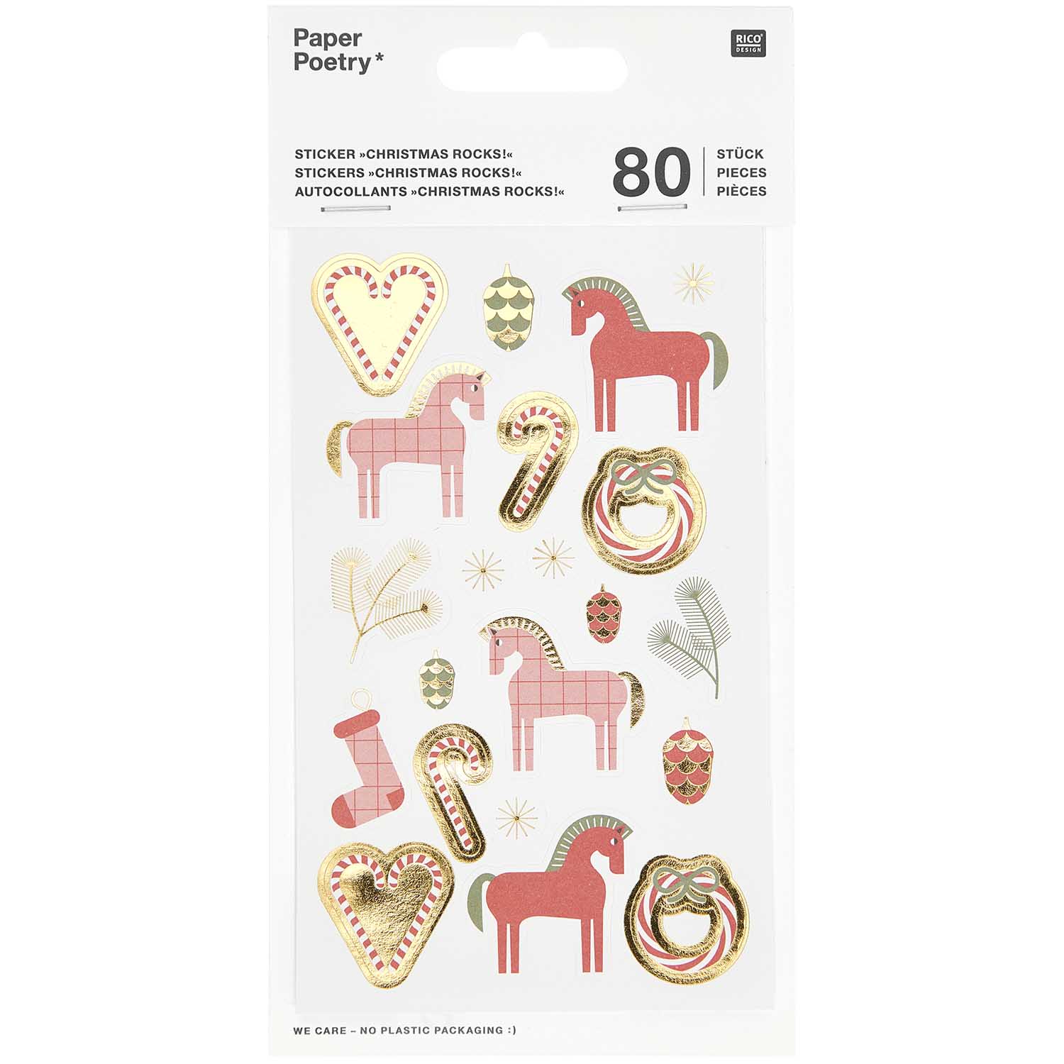 Sticker | Weihnachtssticker | Christmas Rocks! | FSC Mix