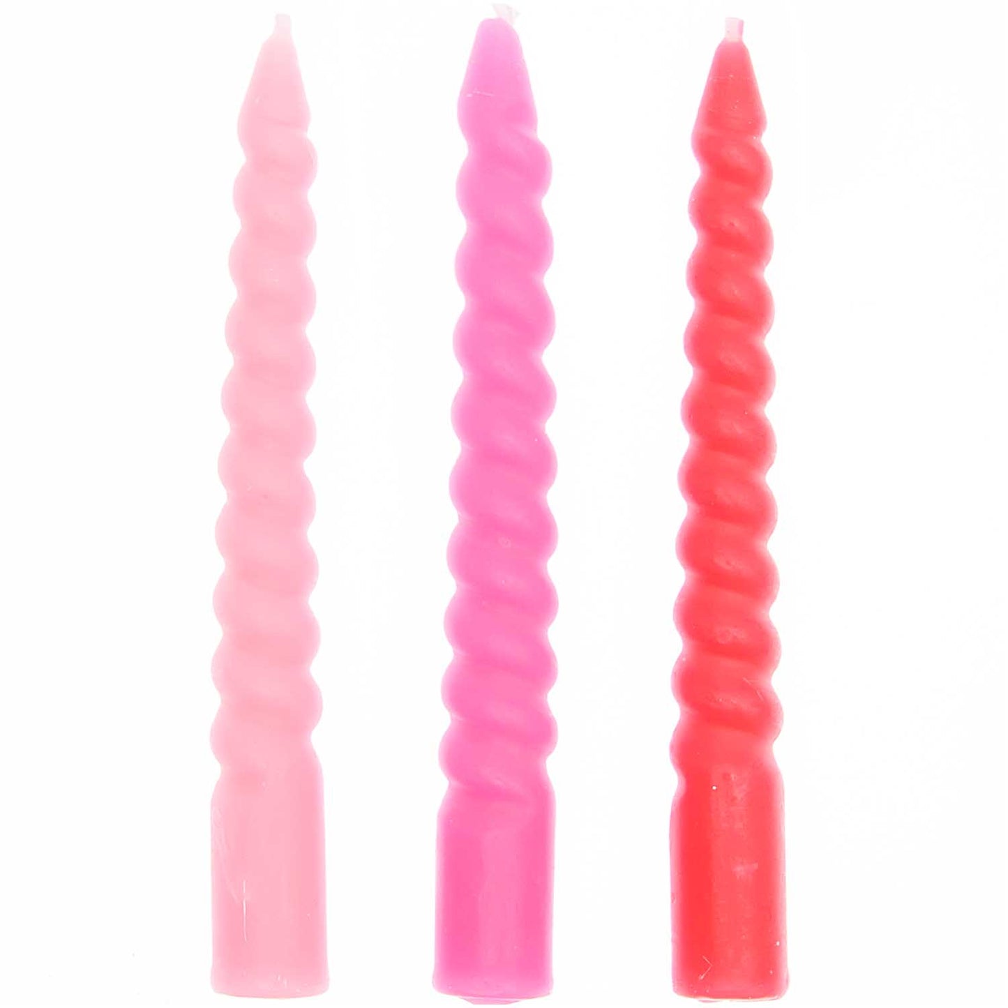 Pink Mix Spiralkerze | Rico | 10 Stk. |