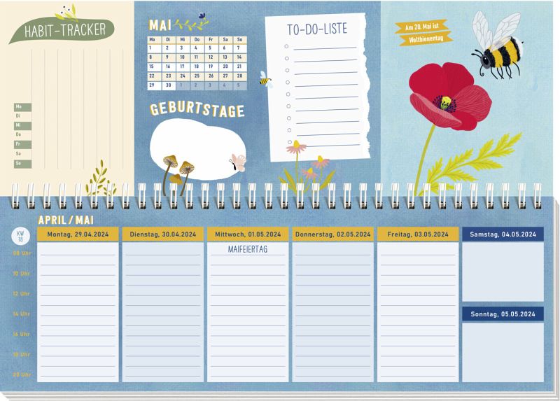Lebe wild und voller Träume | Tischkalender | GROH Verlag
