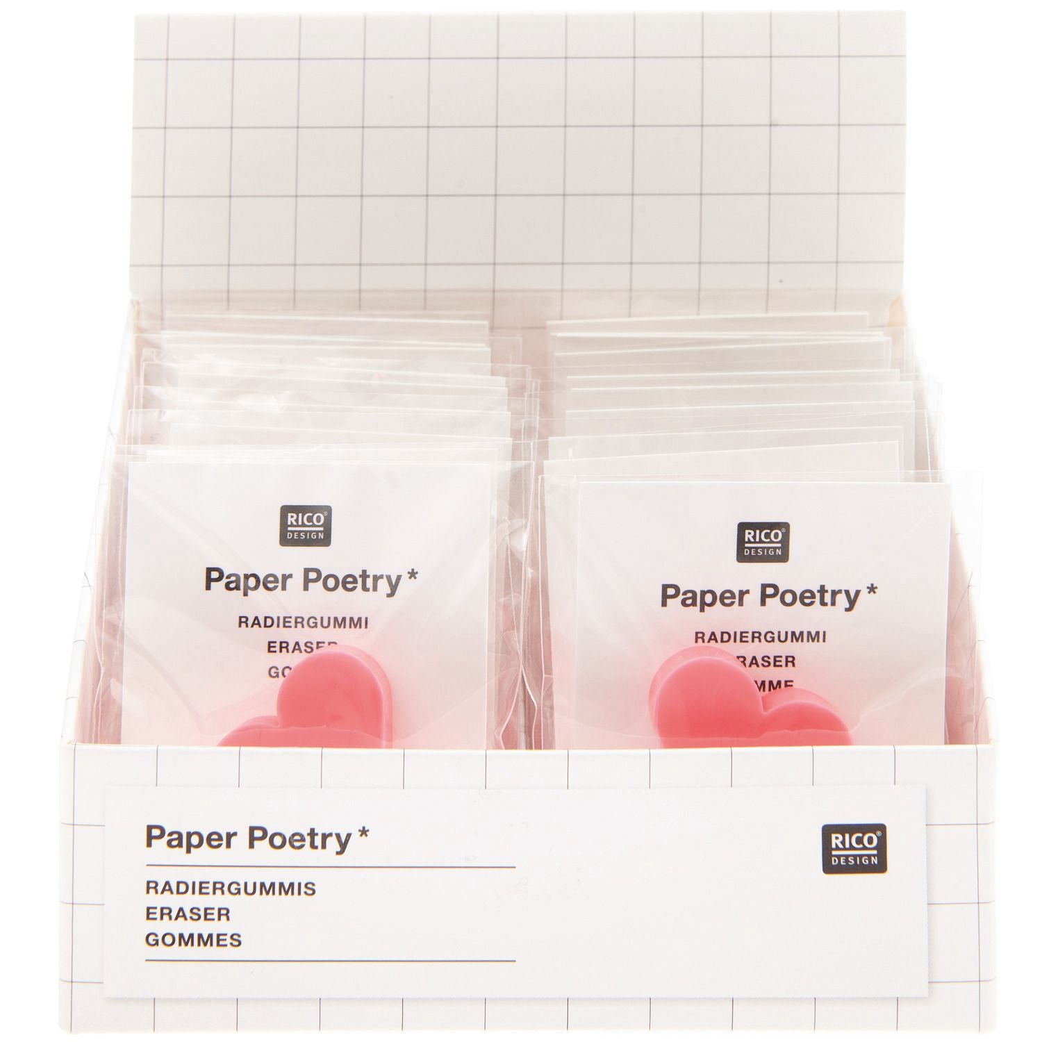 Radiergummi Neonherz | Paper Poetry | Einschulung | Schulkind
