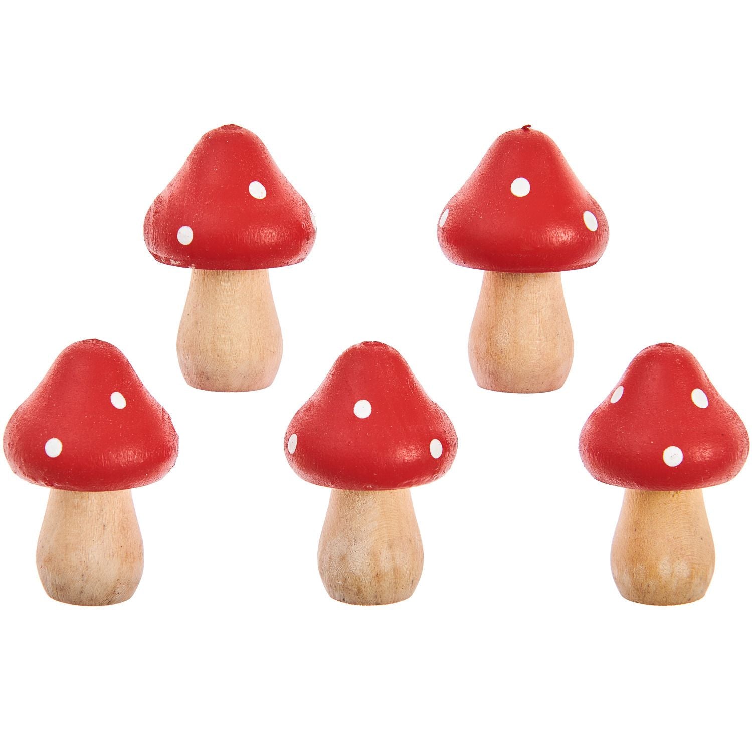 Holzpilze klein | zum Basteln oder dekorieren | Rico-Design
