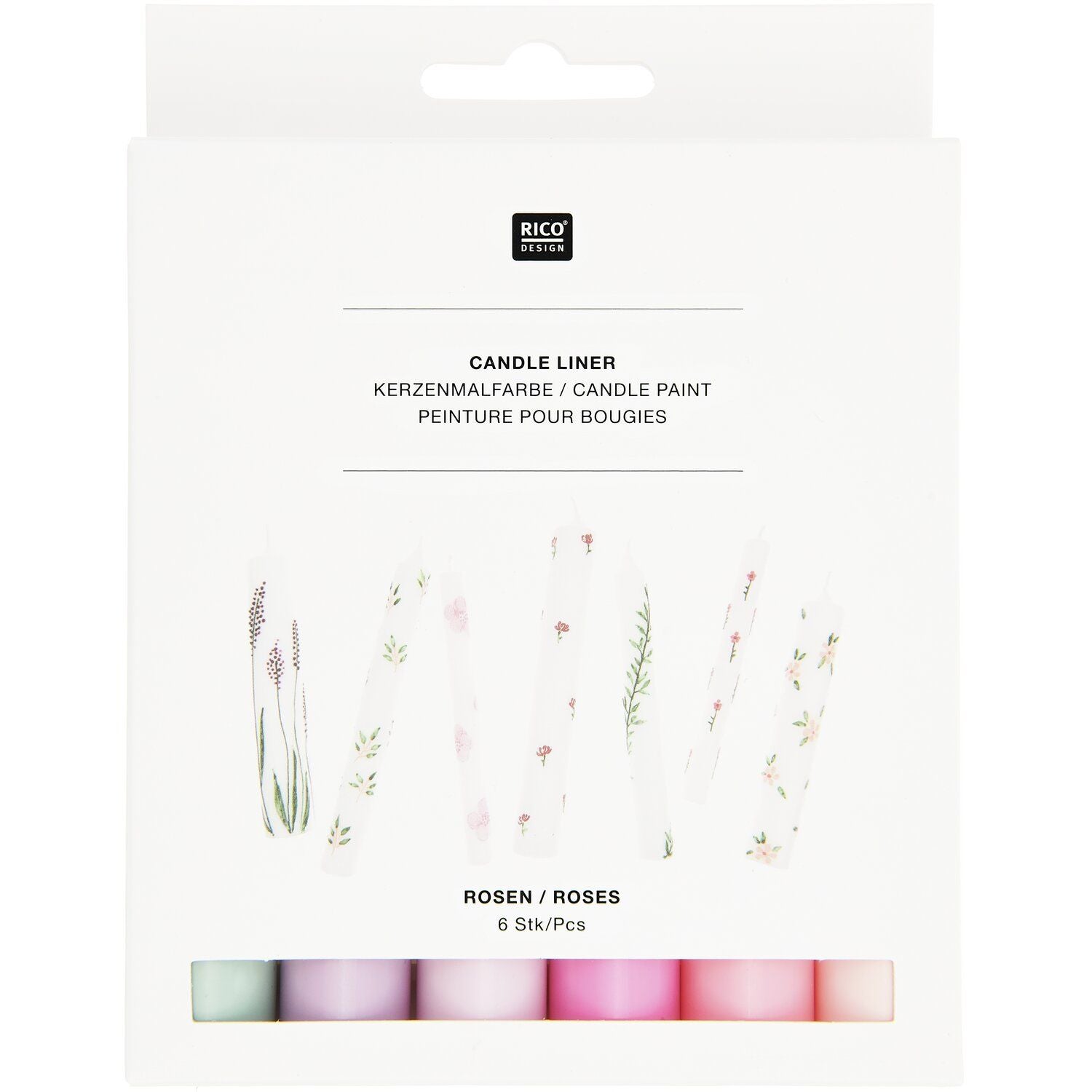 Candleliner-Set ROSEN | Stifte zum Kerzenbemalen | Kreativzeit zu Hause