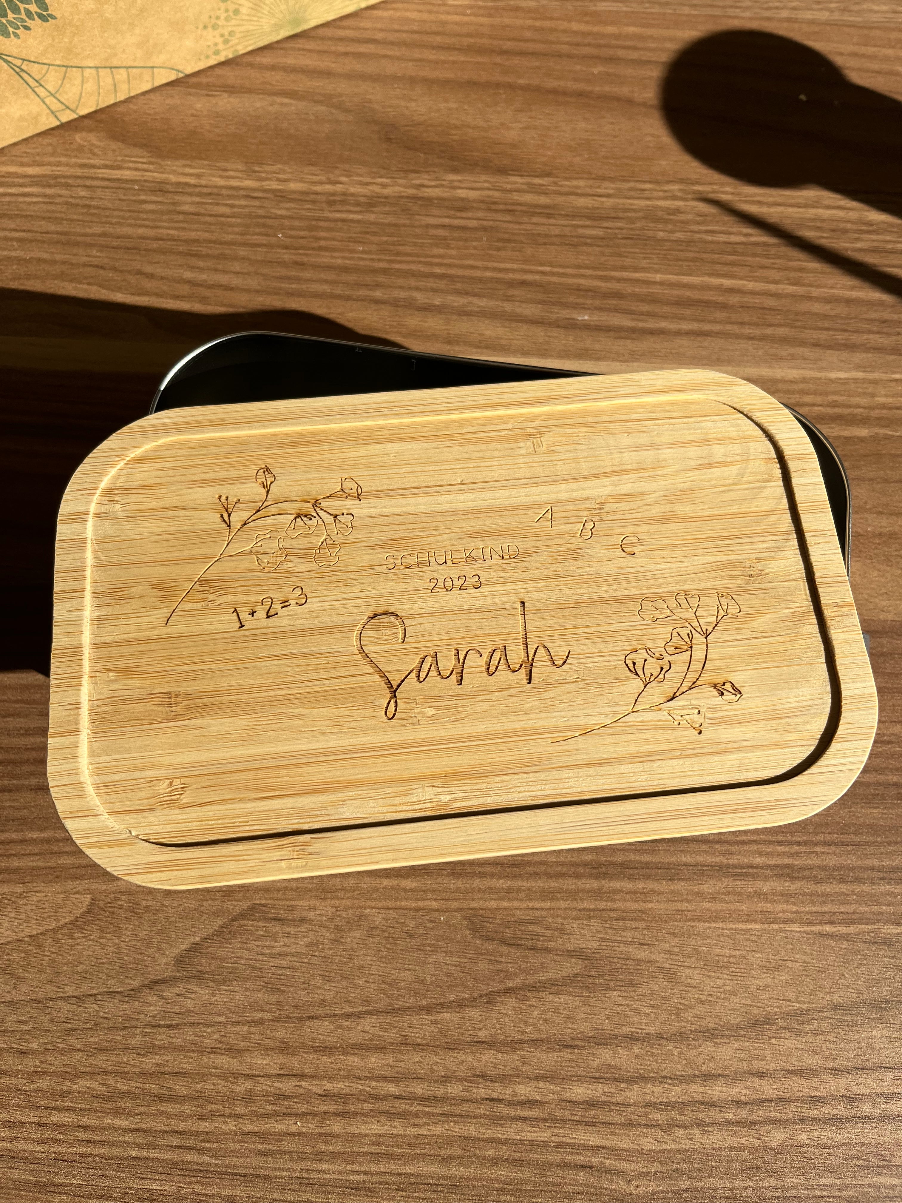 Personalisierte Brotdose | Eukalyptus | Schulkind | Schulkind 2024