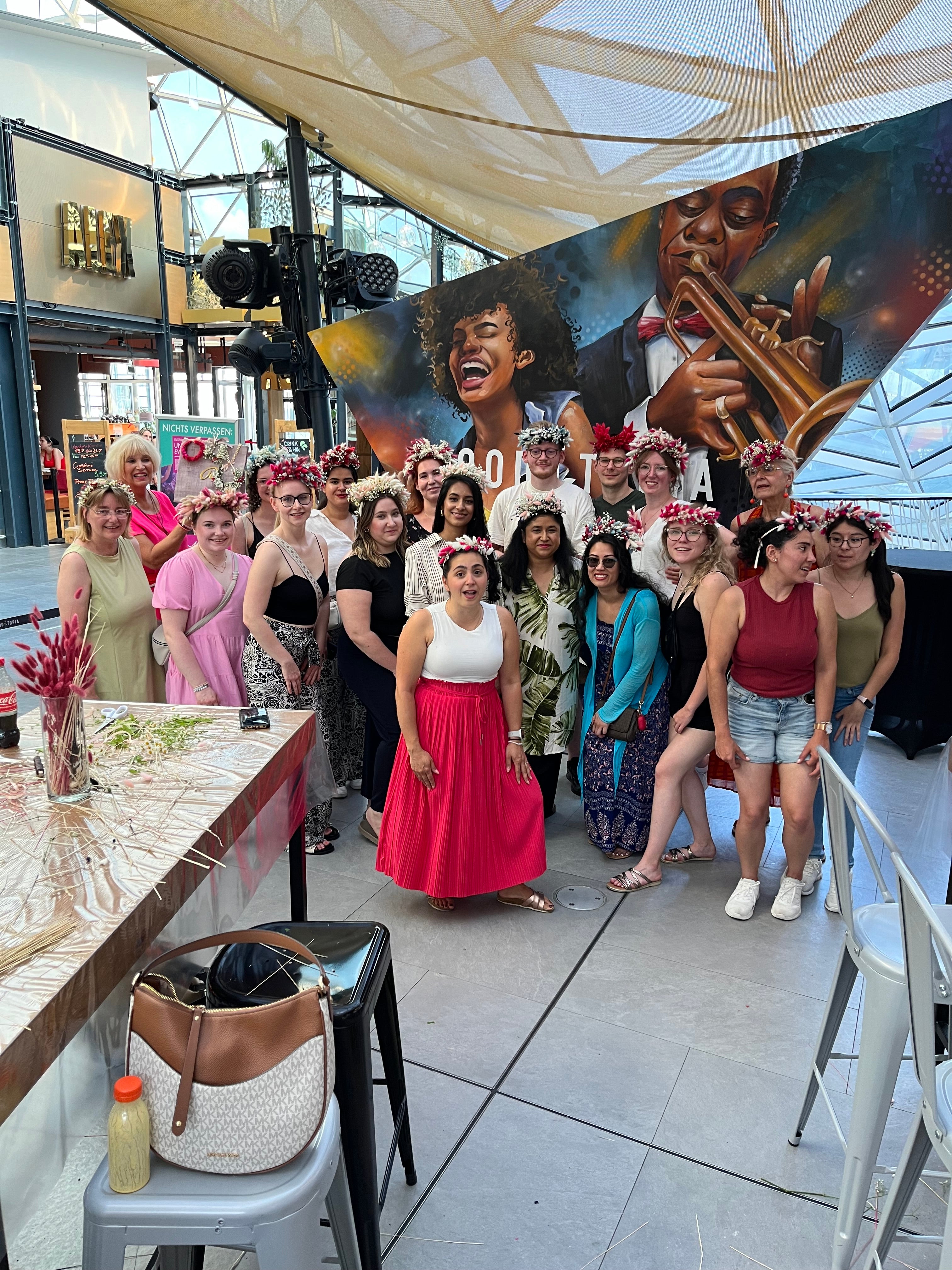 Blumenkranz designen | Blumenmädchen | Bachelorette Party | Geburtstag feiern | Babyparty