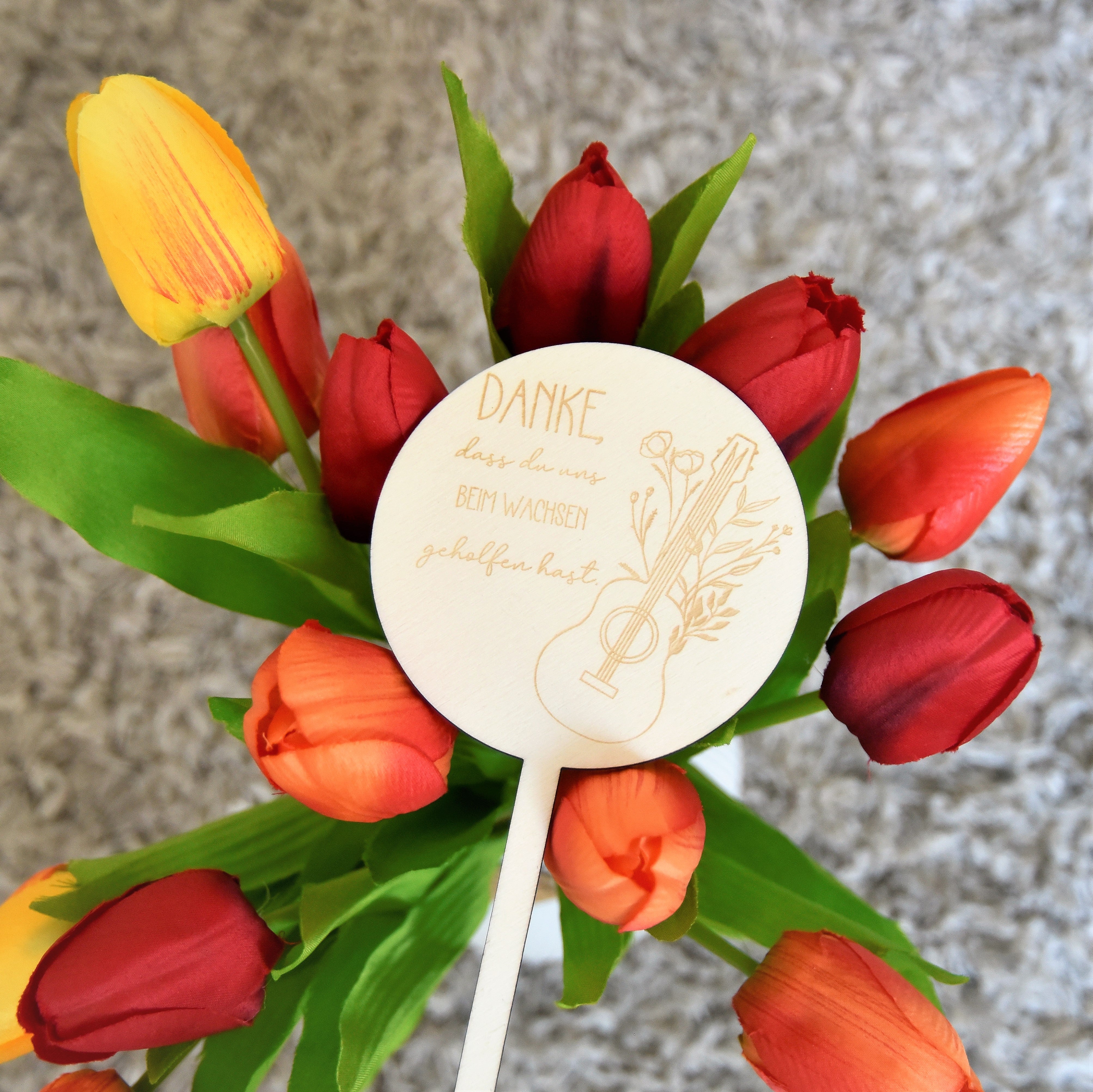 Blumenstecker | Abschiedsgeschenk Kindergarten | Geschenk Erzieher