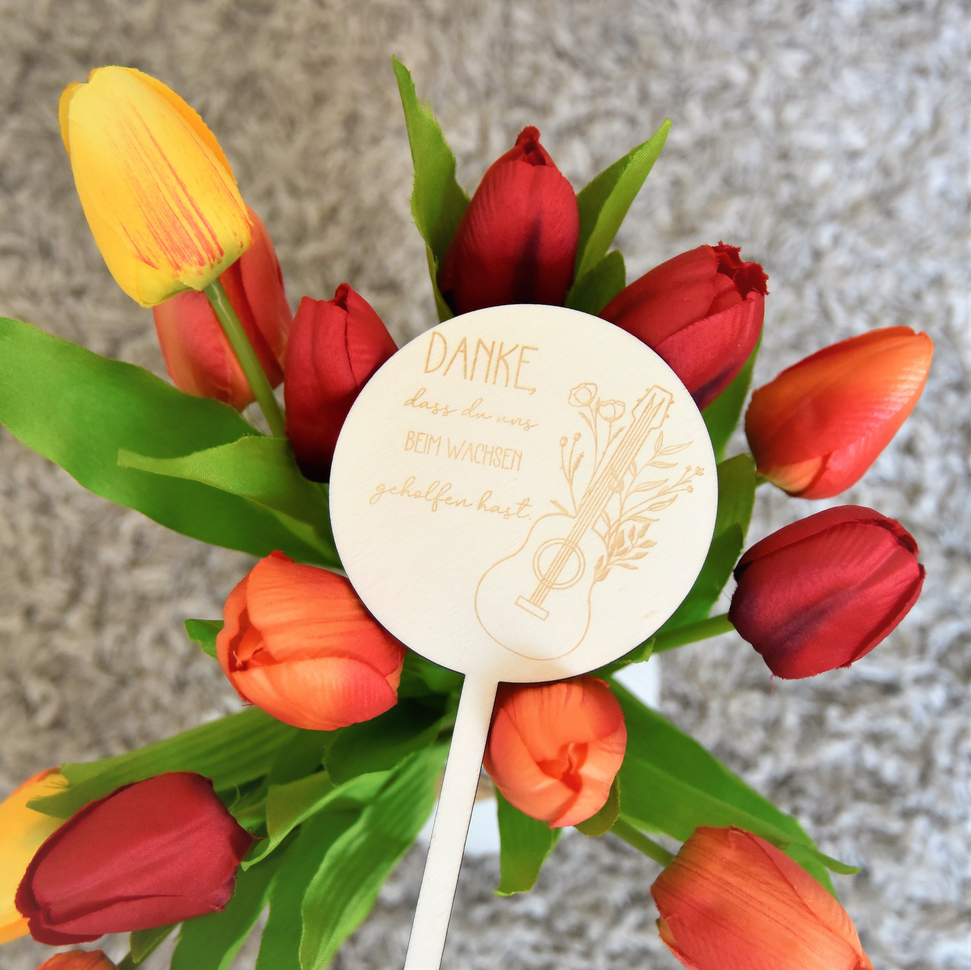 Blumenstecker | Abschiedsgeschenk Kindergarten | Geschenk Erzieher