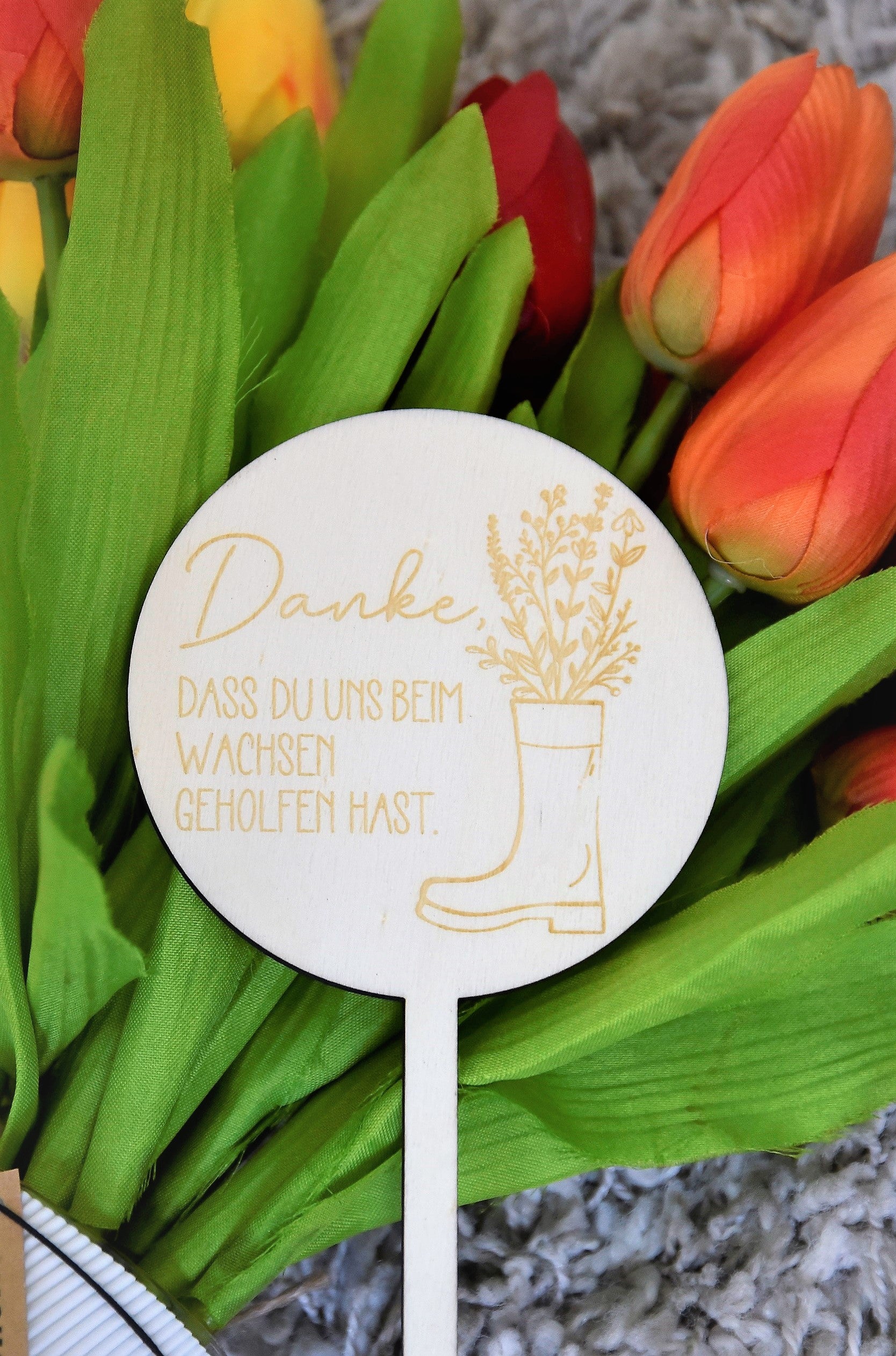 Blumenstecker | Abschiedsgeschenk Kindergarten | Geschenk Erzieher