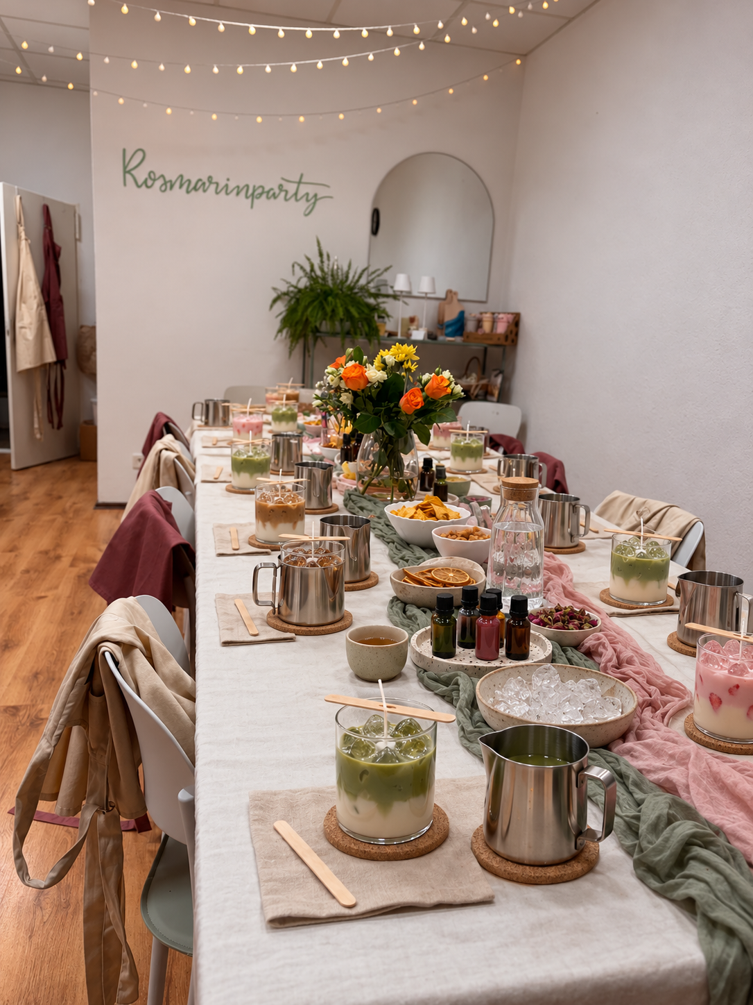 Coming soon: Candle-Cafe | deine Matcha-Kerze | Kerzen-Workshop in Frankfurt
