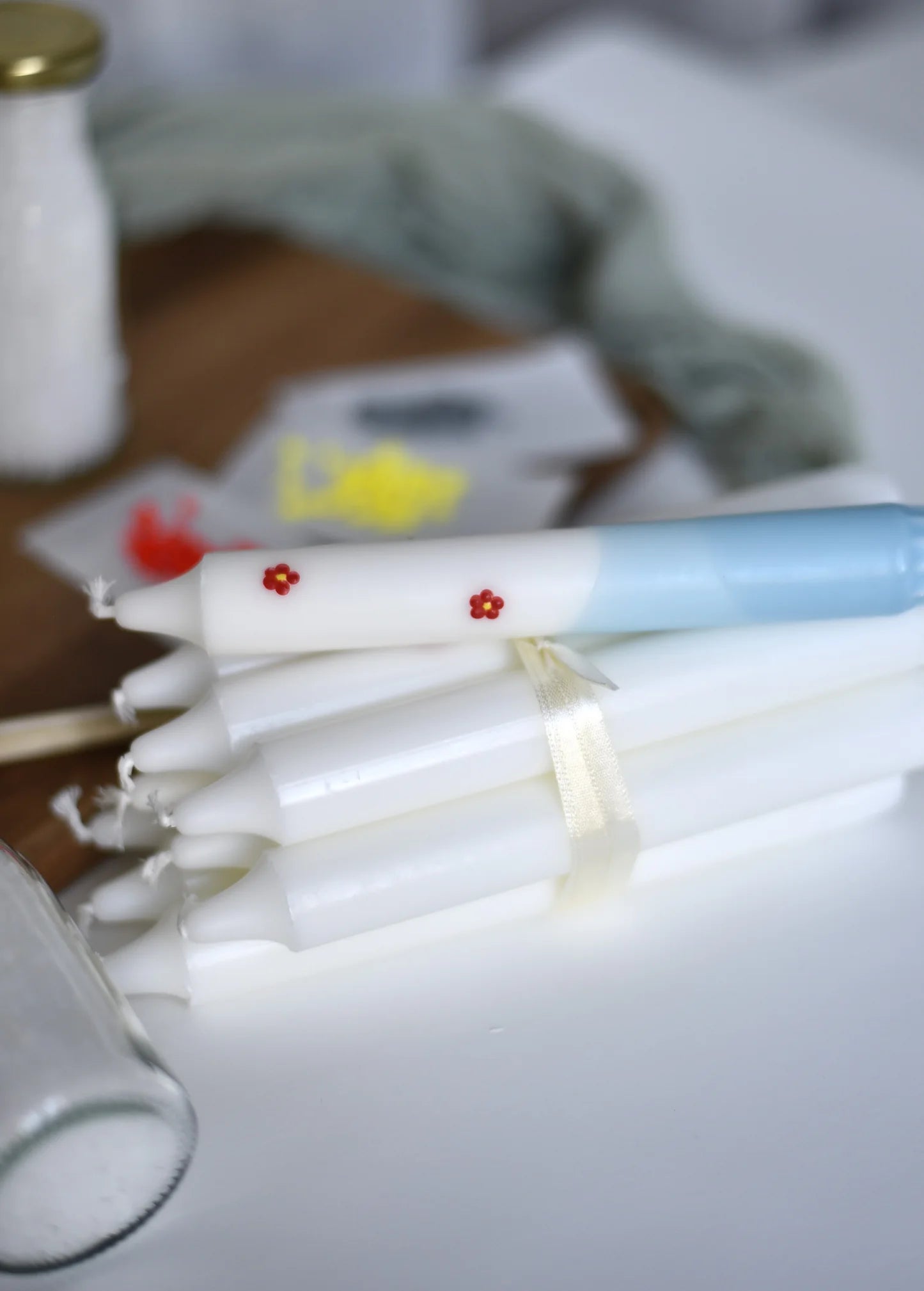 Dip-Dye-Set | DIY | Workshop für zu Hause | Kerzen dippen | Kreativzeit | Home Kit | JGA to go