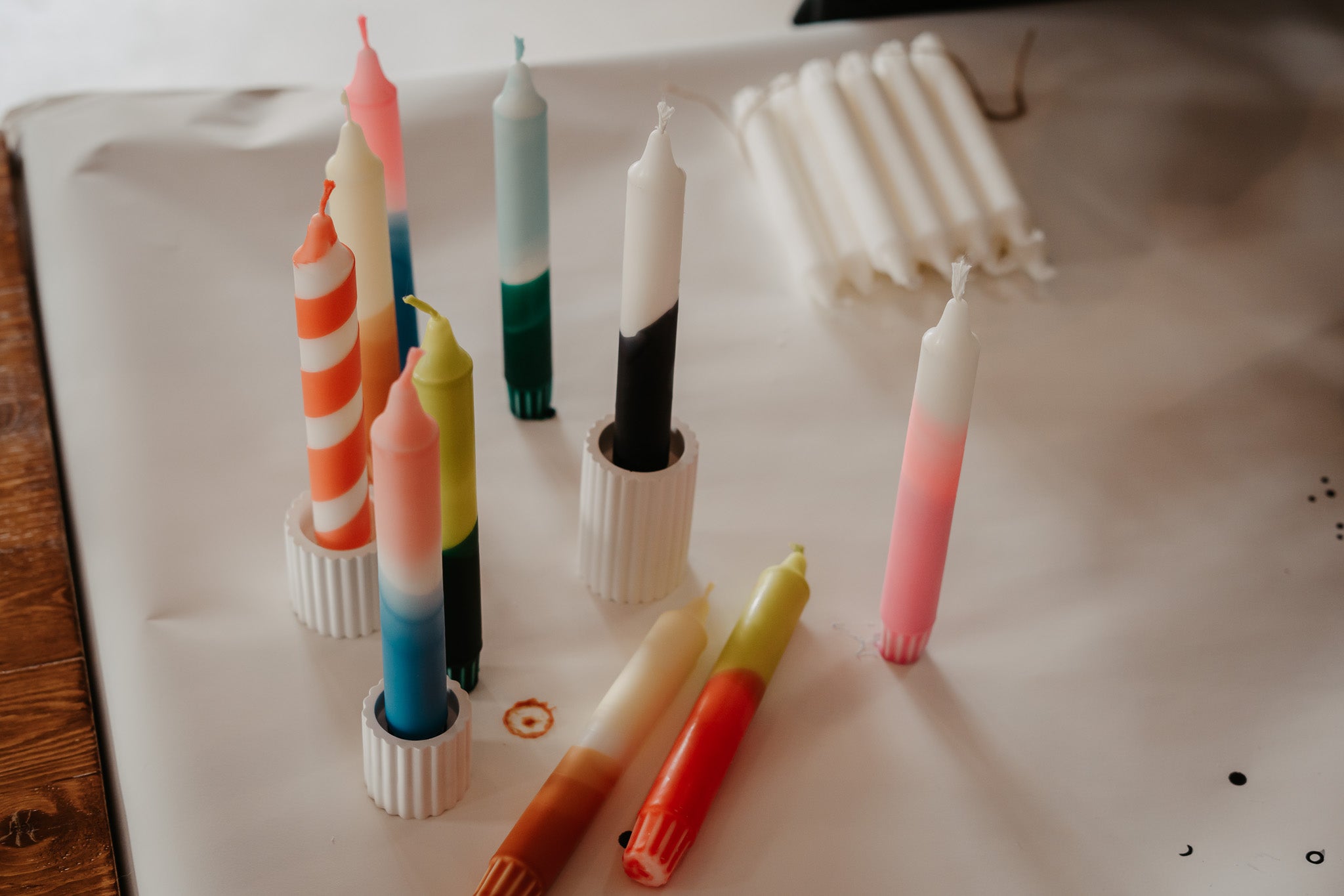 Dip-Dye Workshop | Kerzen dippen | Kreativzeit | Kerzenworkshop