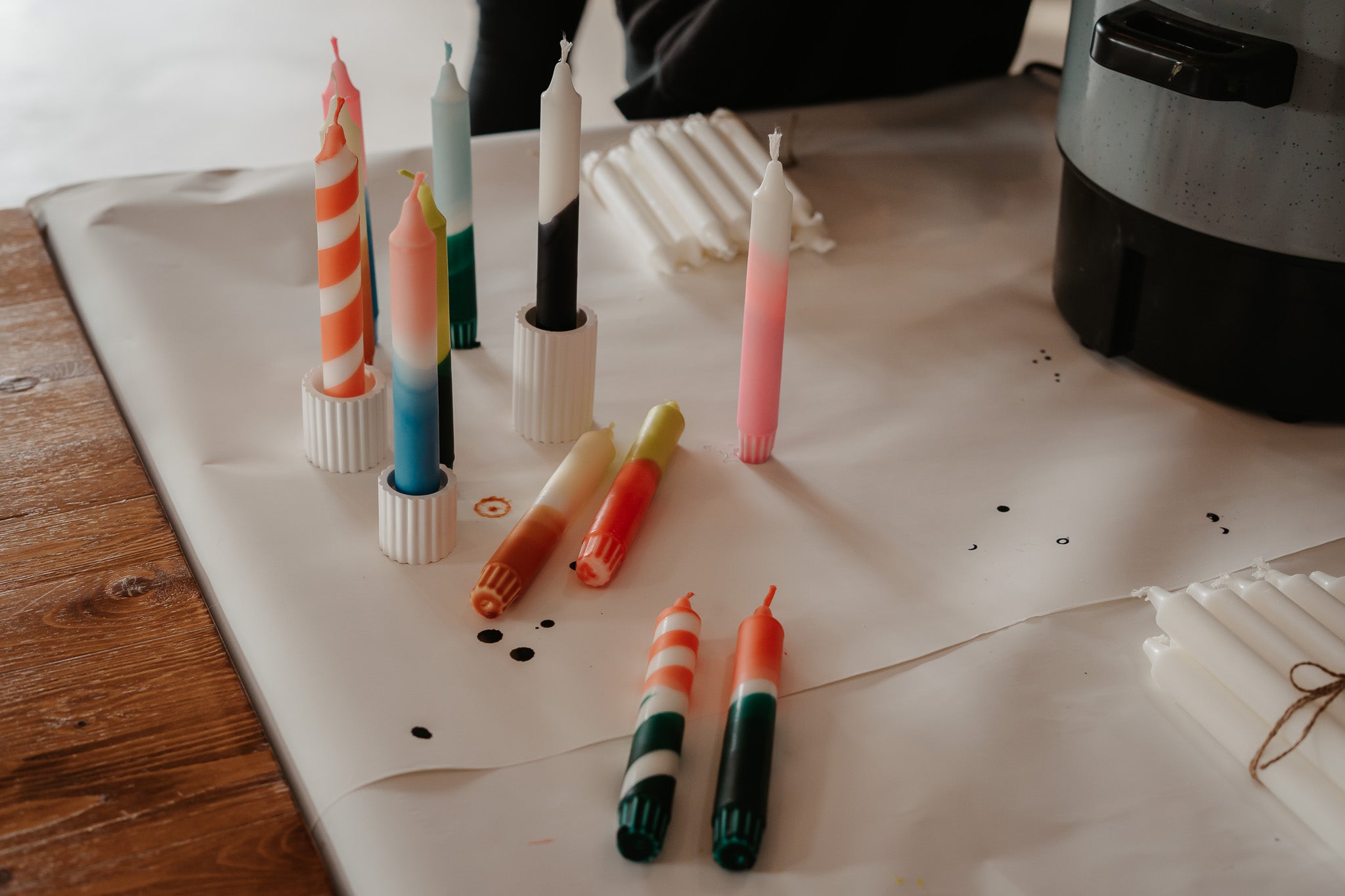 Dip-Dye Workshop | Kerzen dippen | Kreativzeit | Kerzenworkshop