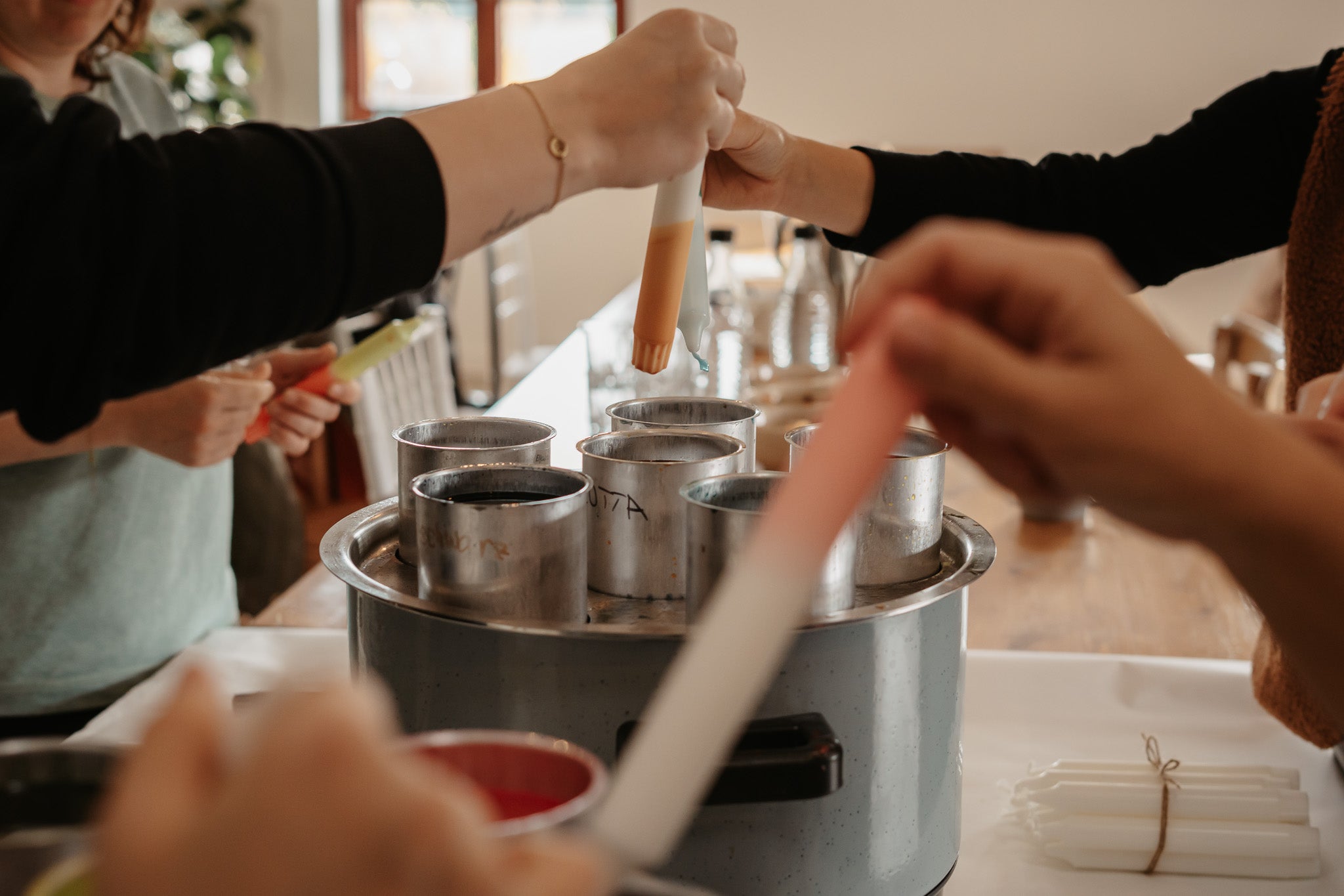 Dip-Dye Workshop | Kerzen dippen | Kreativzeit | Kerzenworkshop