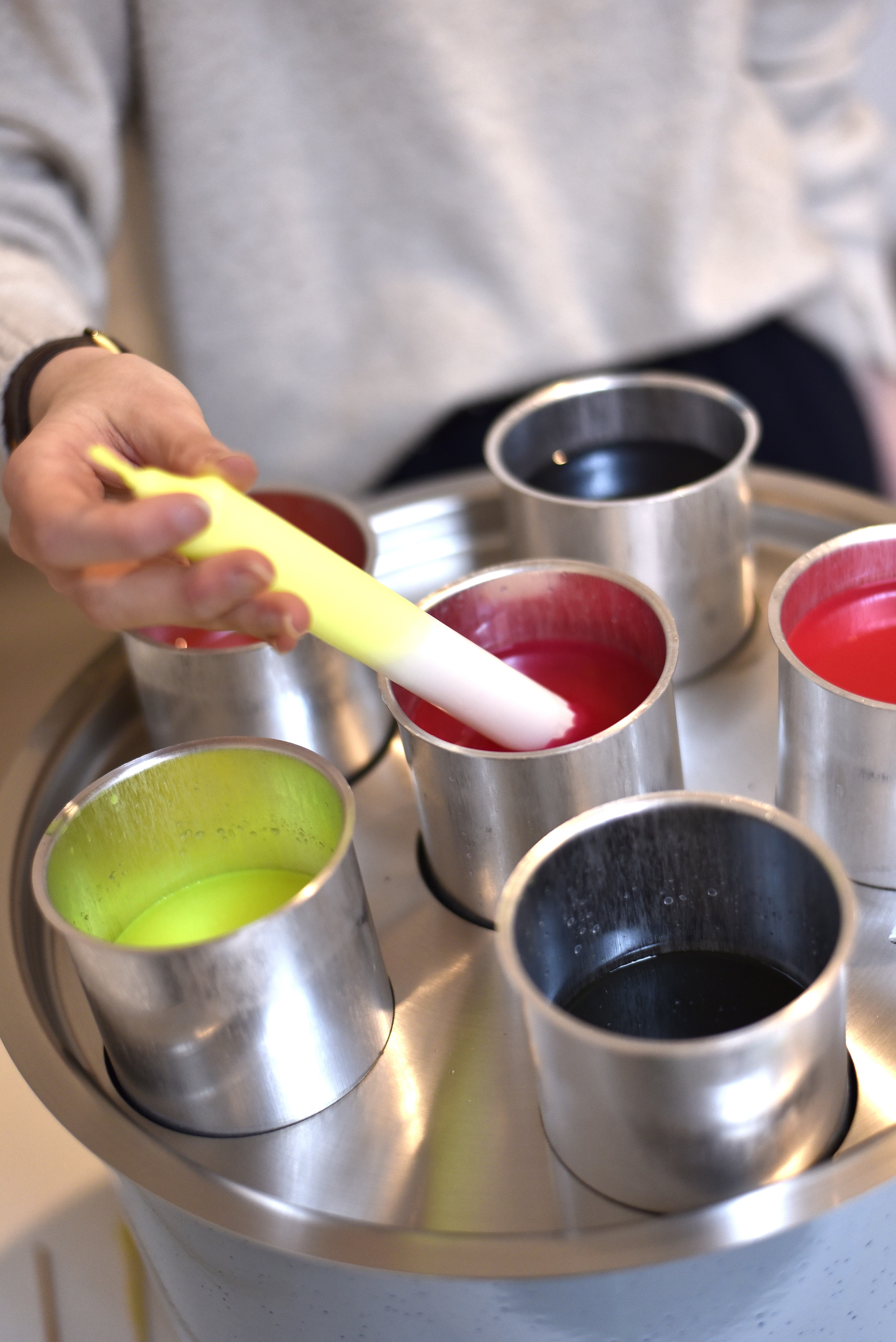 JGA | Kerzen dippen | Kreativzeit | Dip dye Workshop