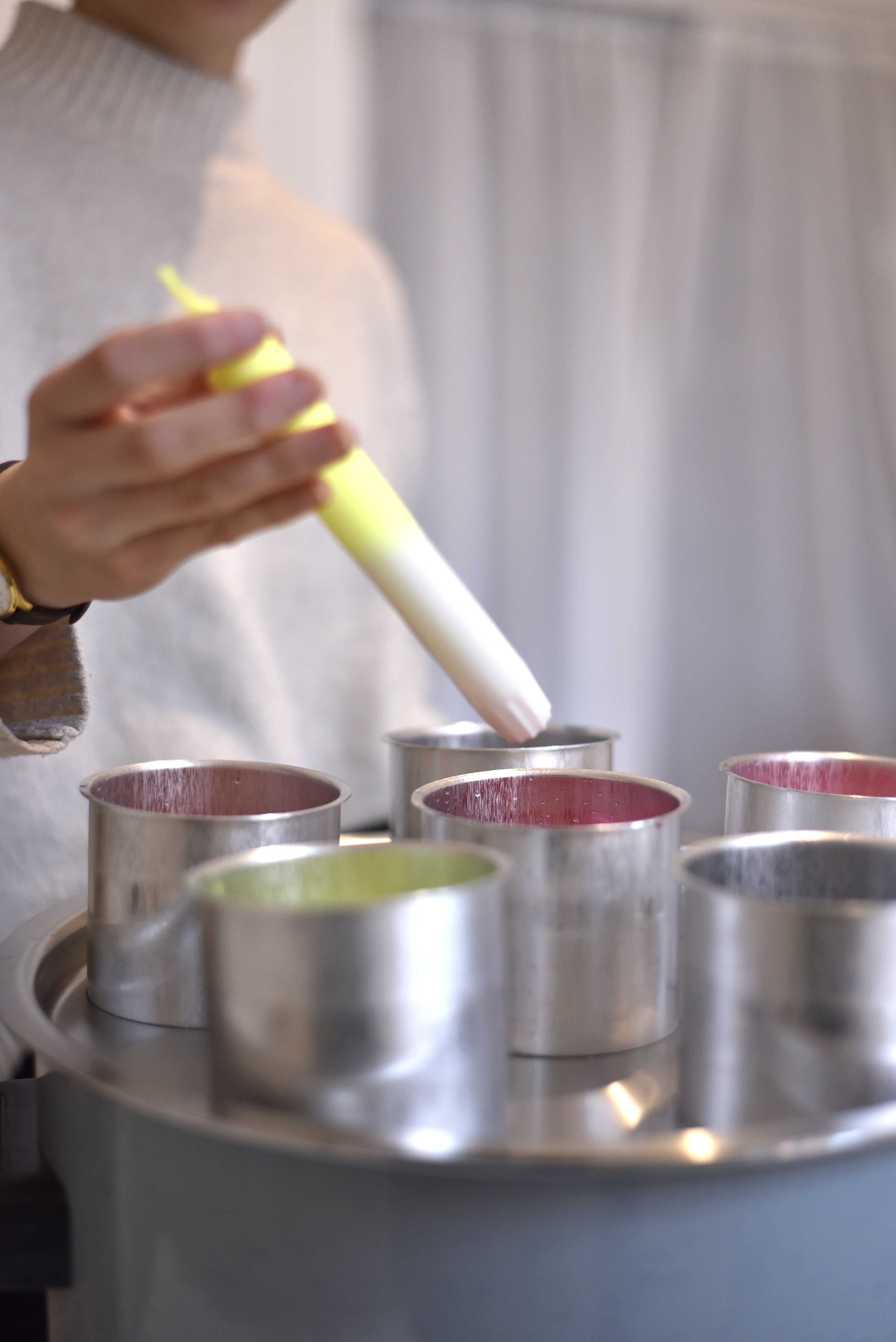 JGA | Kerzen dippen | Kreativzeit | Dip dye Workshop