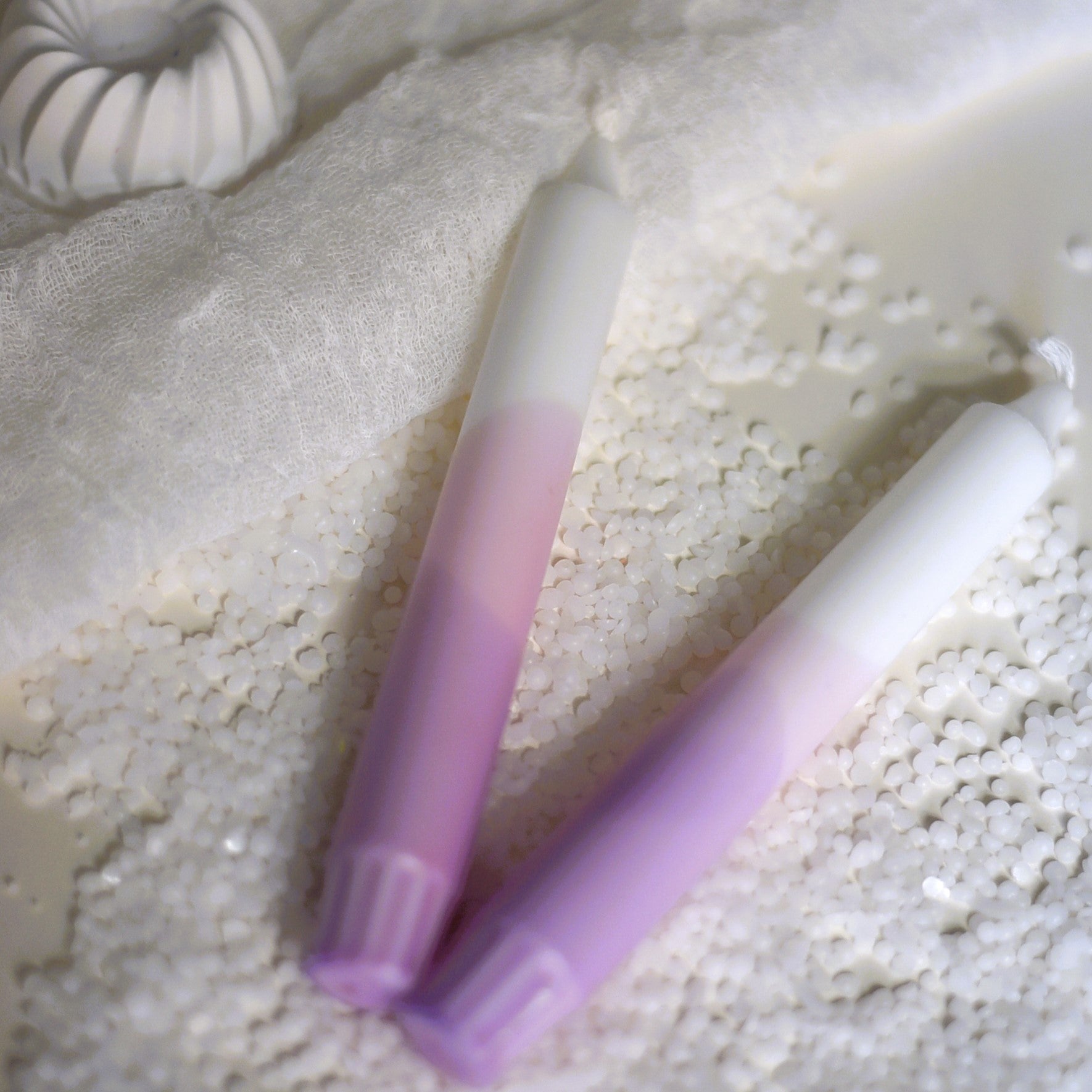 Dip Dye Kerze "Frühlingsabend" | Handmade by Rosmarinparty