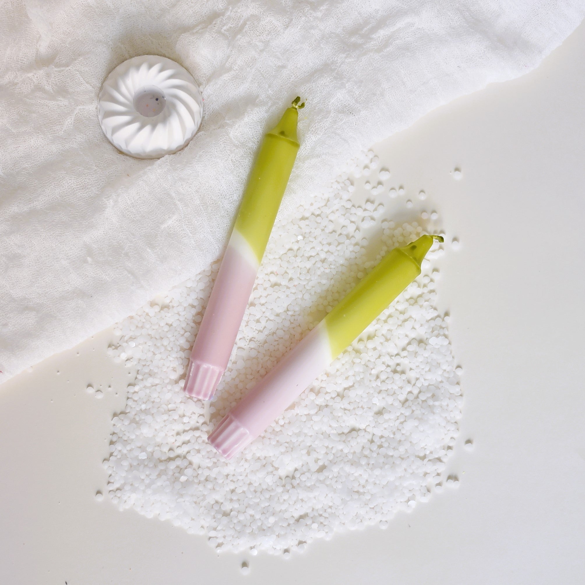 Dip Dye Kerze "Frühlingstag" | Handmade by Rosmarinparty