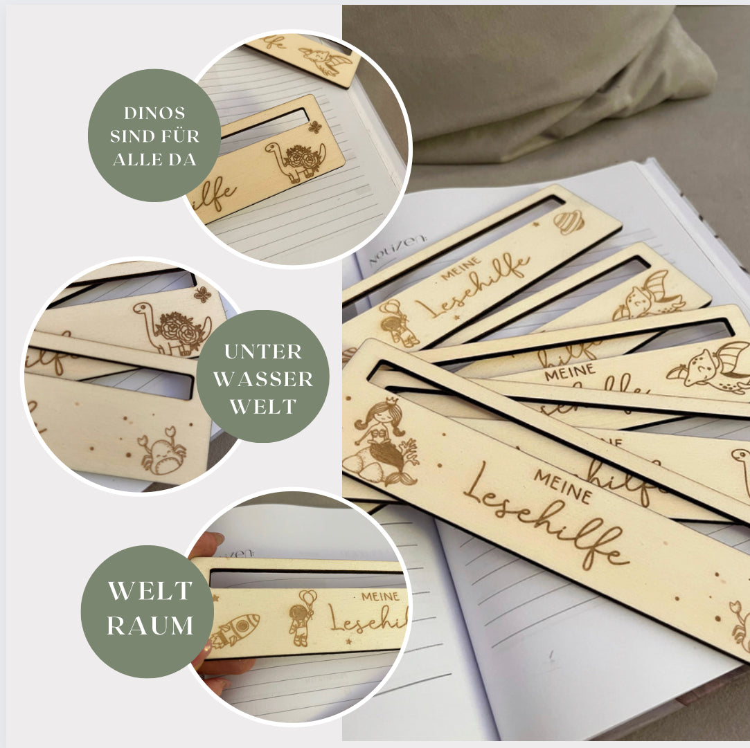 Lesehilfe | Konzentrationsstütze | Einschulungsgeschenk | Lernhilfe | Schulkind 2024