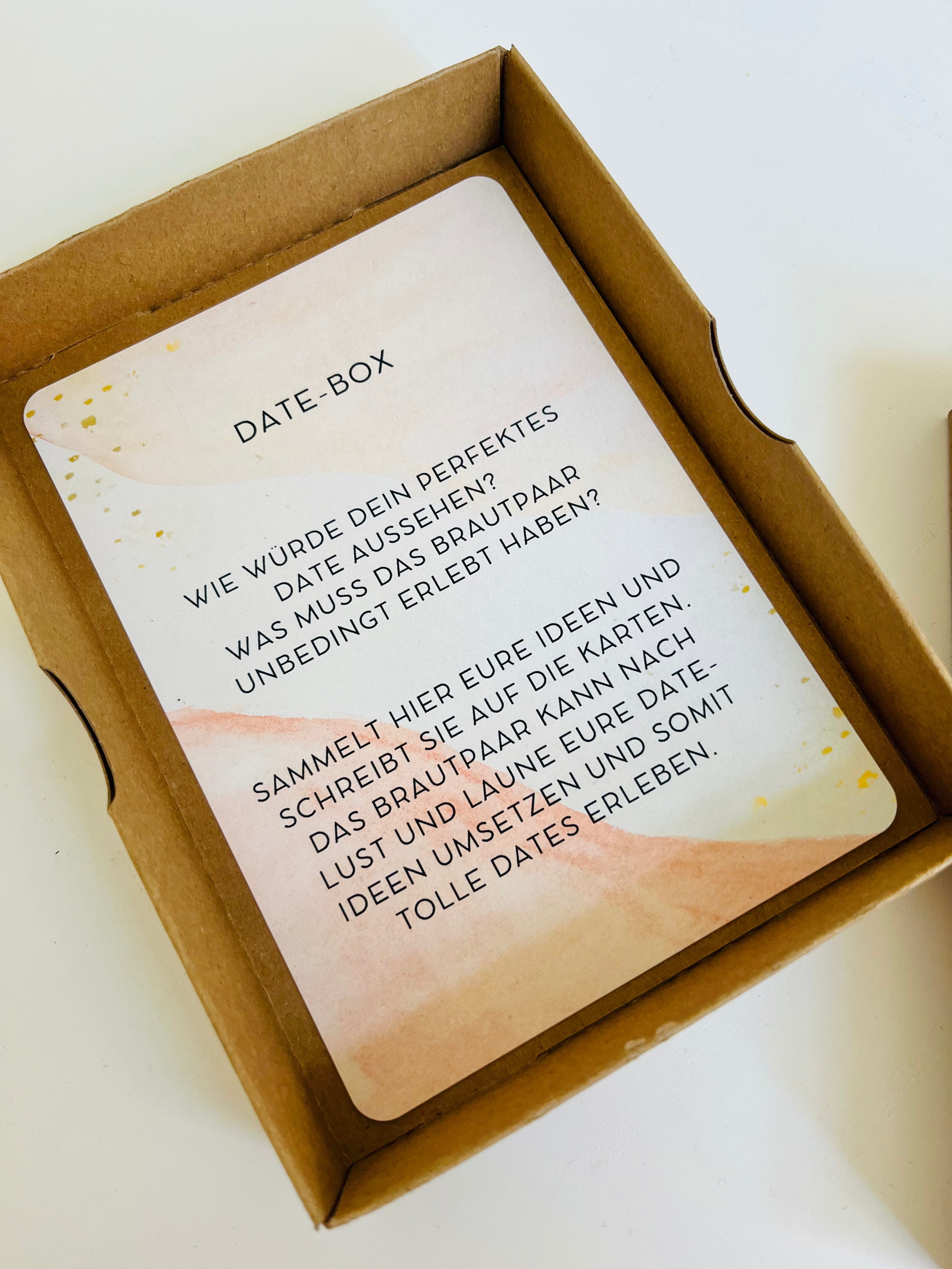 Zeit zu zweit | Ausfüllkarten mit Beispielen | als Hochzeitsgeschenk