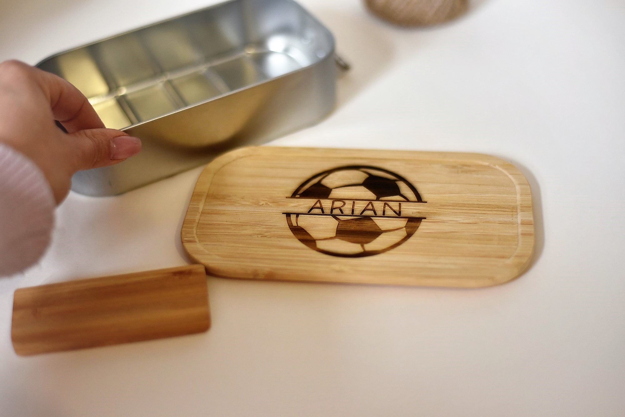 Brotdose Schulkind | Fußball | Einschulungsgeschenk | personalisiert