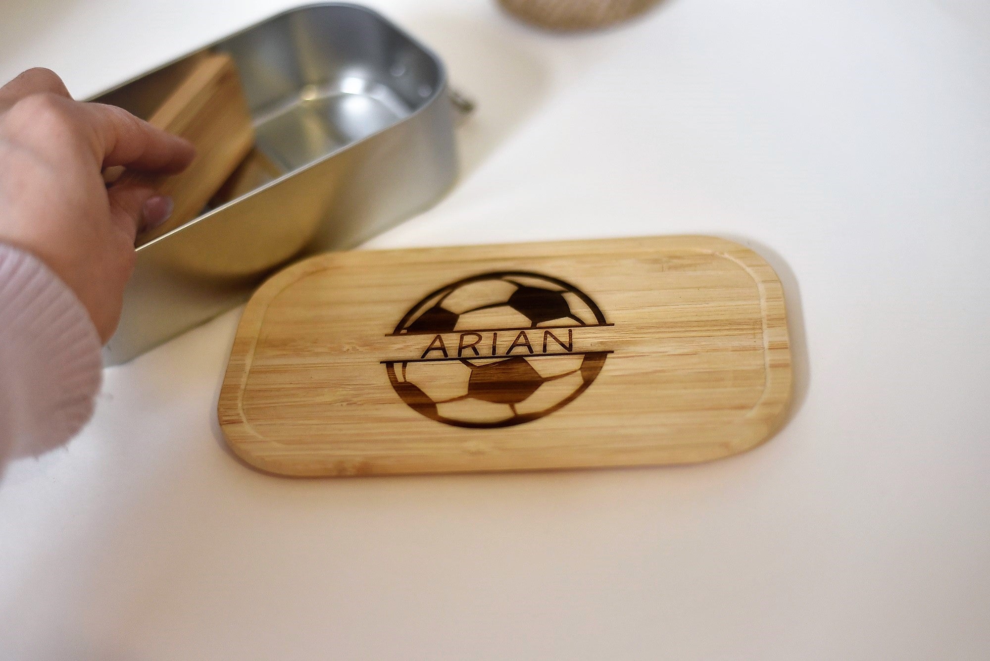 Brotdose Schulkind | Fußball | Einschulungsgeschenk | personalisiert