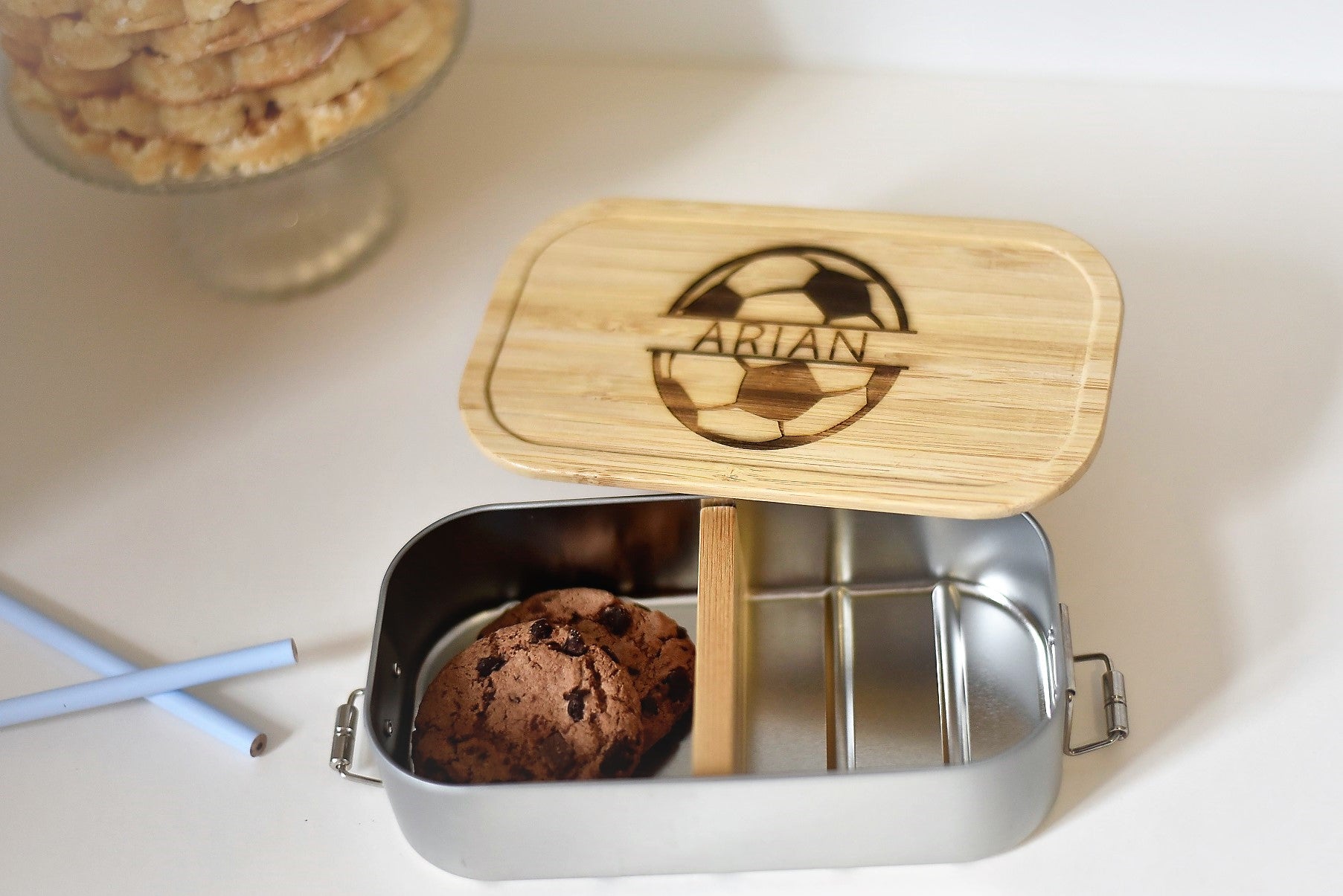 Brotdose Schulkind | Fußball | Einschulungsgeschenk | personalisiert