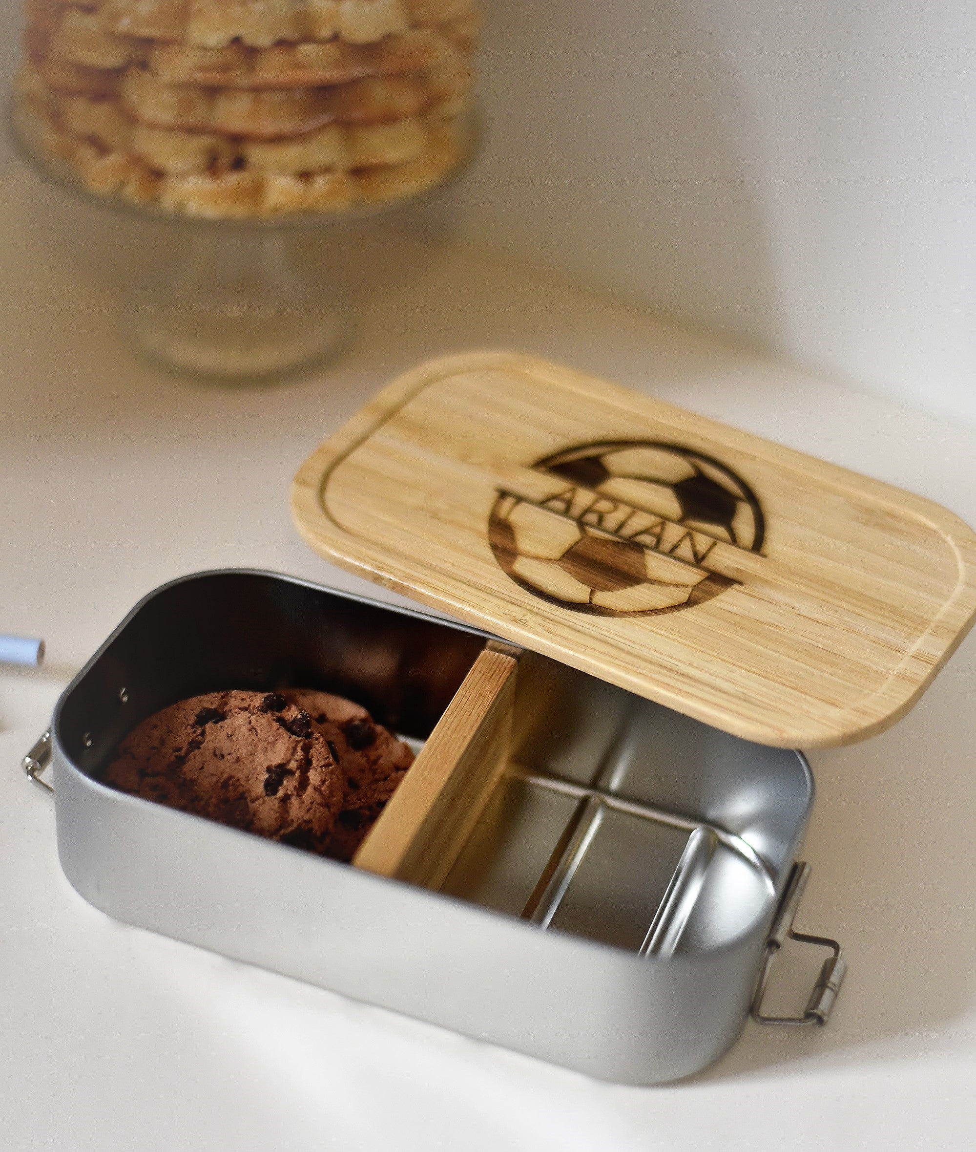 Brotdose Schulkind | Fußball | Einschulungsgeschenk | personalisiert