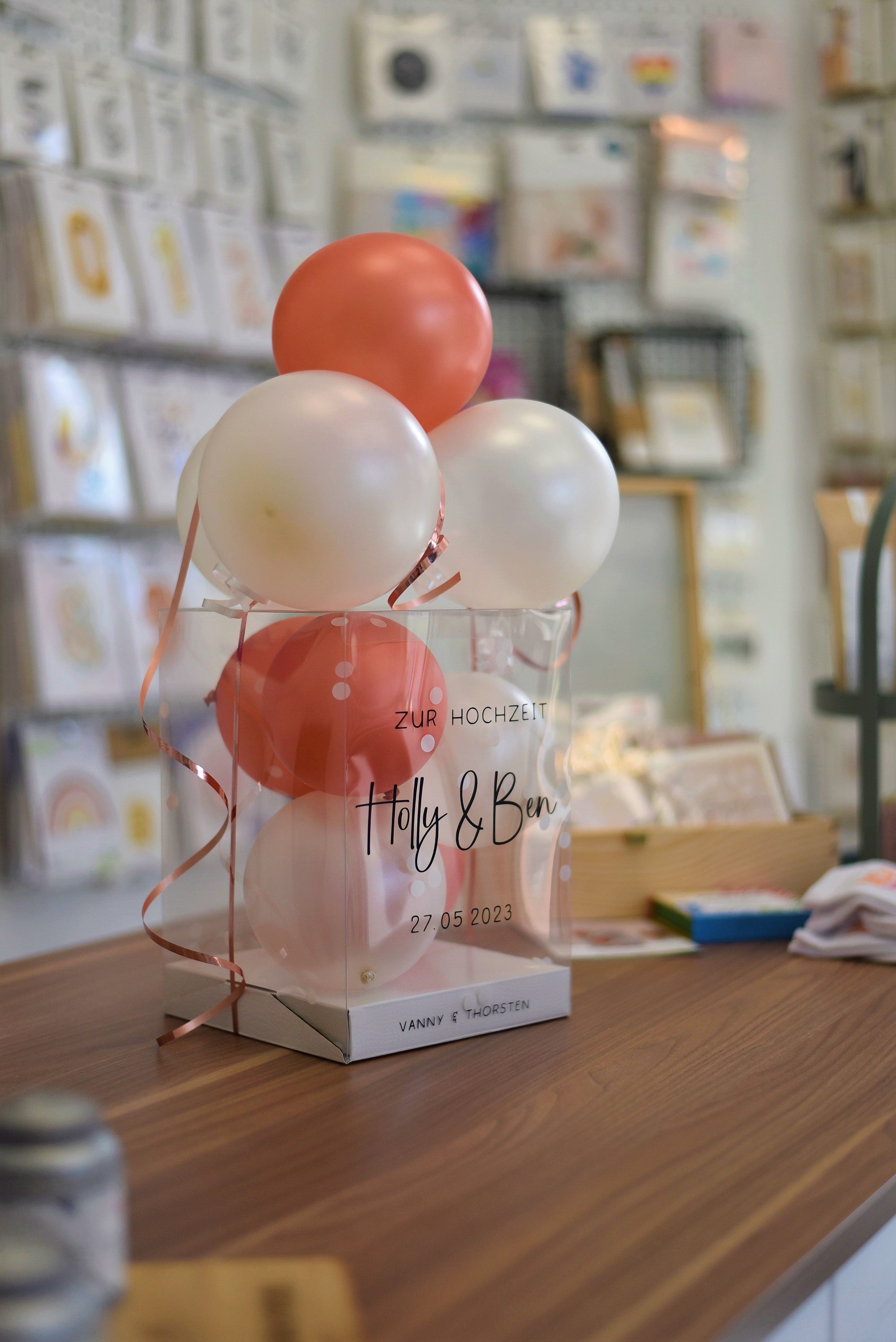 Geld- & Gutscheinballonbox | auch als DIY-Kit | zur Hochzeit | zur Geburt