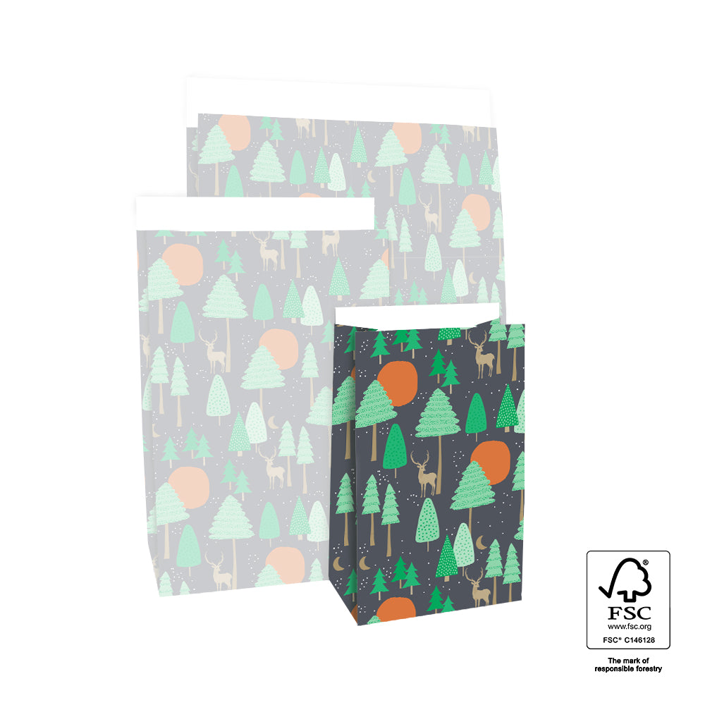 Blockbodenbeutel | Winter-Edition | Geschenkverpackung