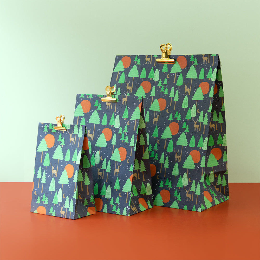Blockbodenbeutel | Winter-Edition | Geschenkverpackung