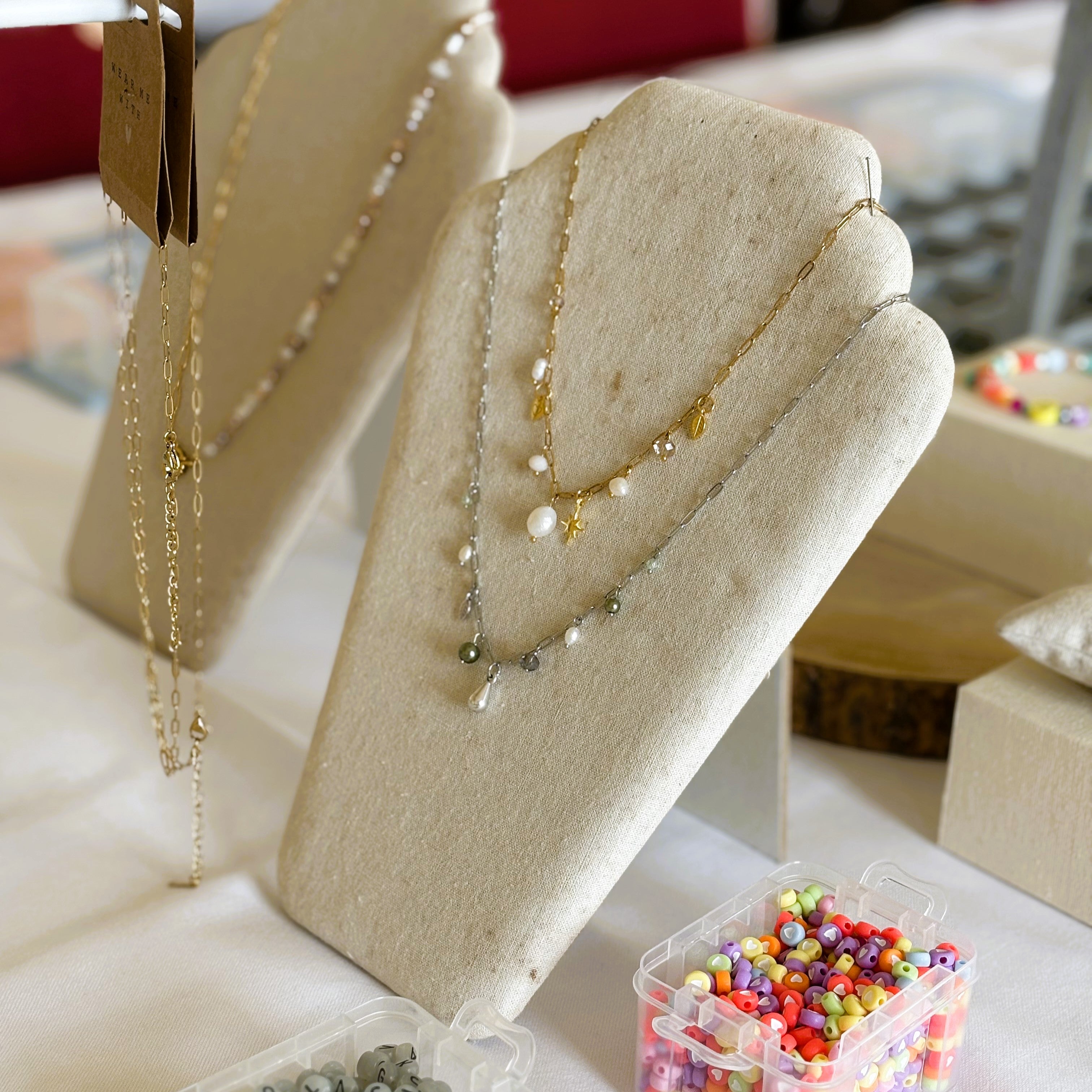 Perlen-Workshop | gestalte ein Armband und eine Kette