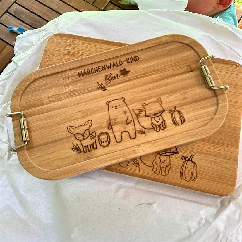 Brotdose für Märchenwaldkinder | Kindergartenkind | zum 1. Geburtstag