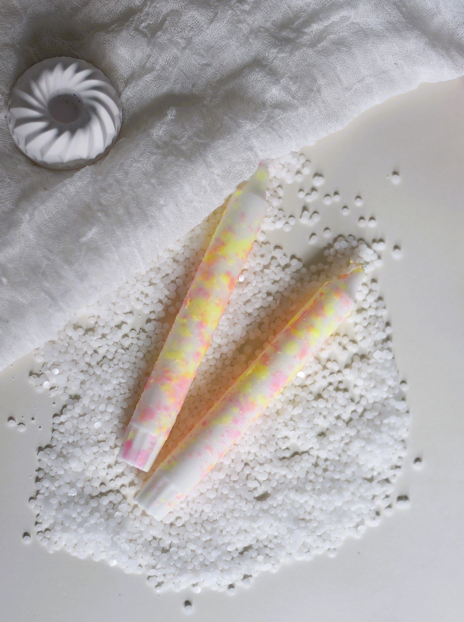 Dip Dye Konfetti Party Kerze | Handmade by Rosmarinparty