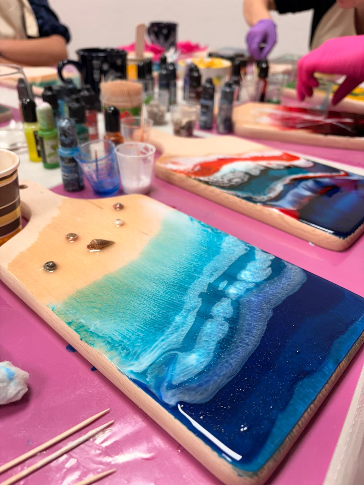 Meeresbrett-Workshop | Epoxid-Workshop