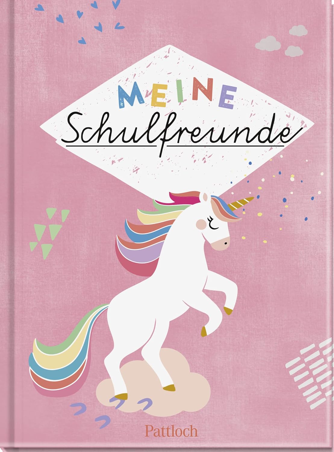 Meine Schulfreunde (Einhorn) | Freundebuch für die Grundschule