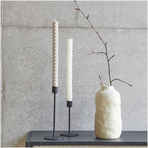 Stielkerzenhalter | Metall | Schwarz me