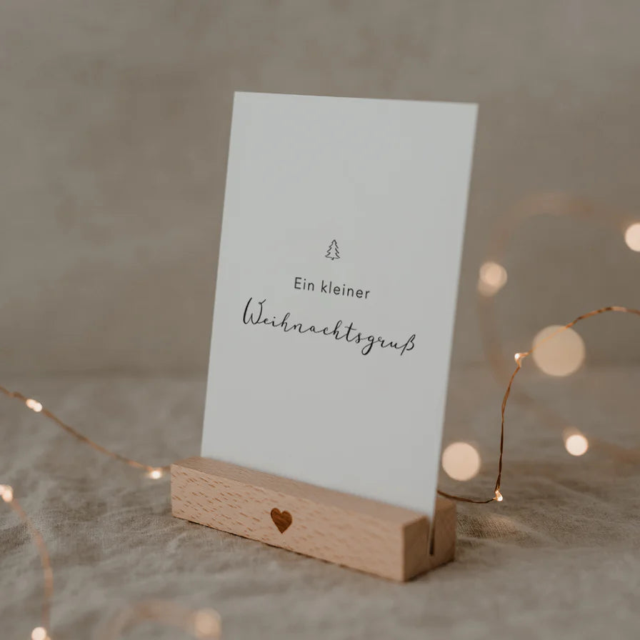 Ein kleiner Weihnachtsgruß | Eulenschnitt | Postkarte