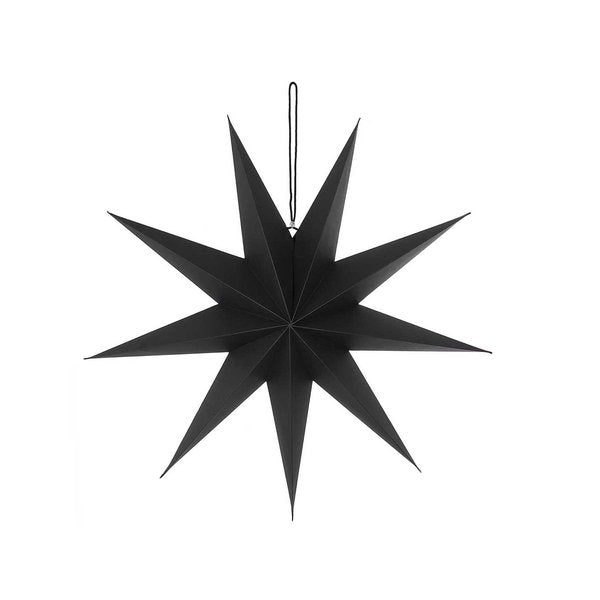 Papierstern | Schwarz | 28cm oder 45cm