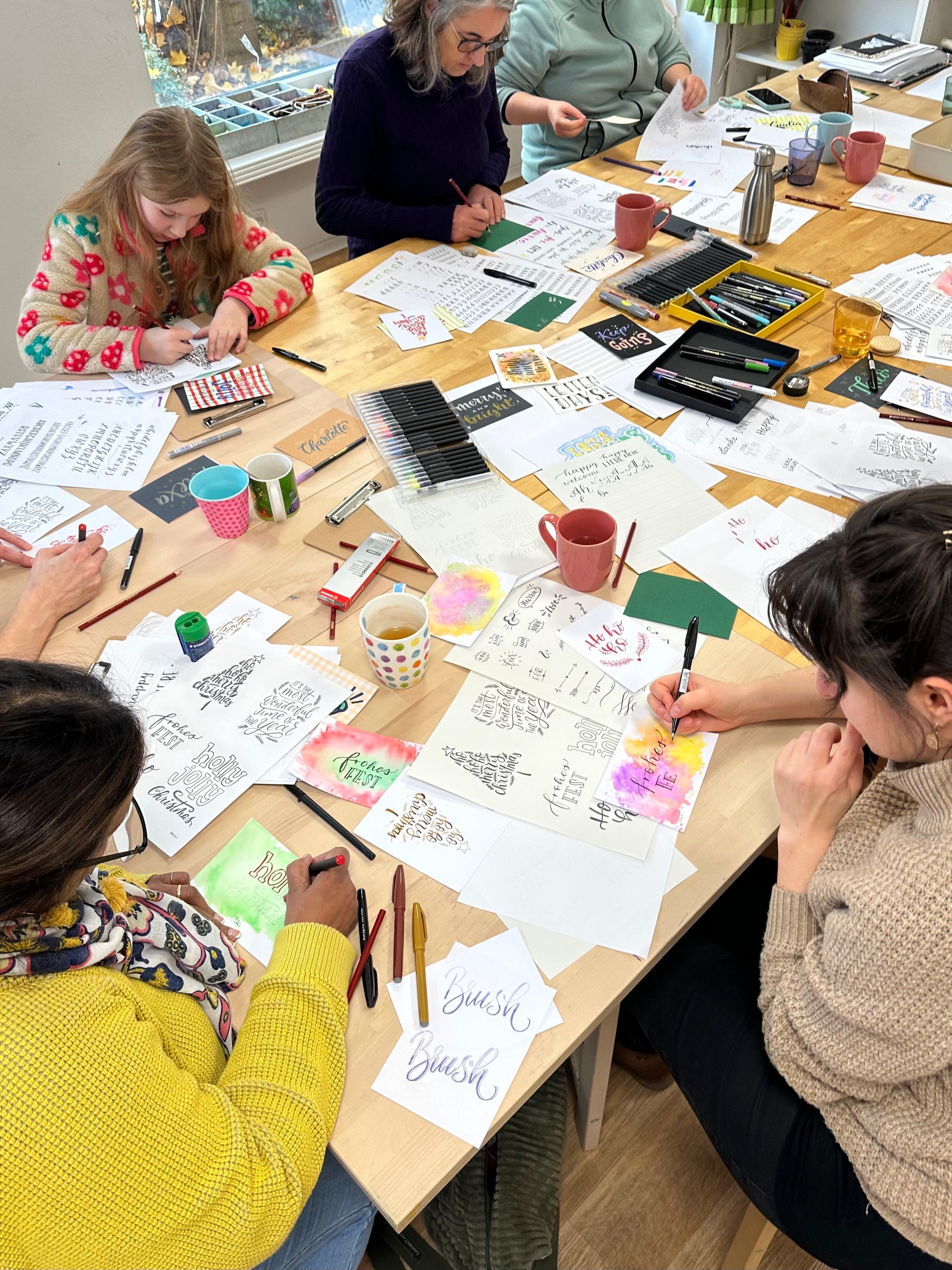 HANDLETTERING WORKSHOP mit Julia