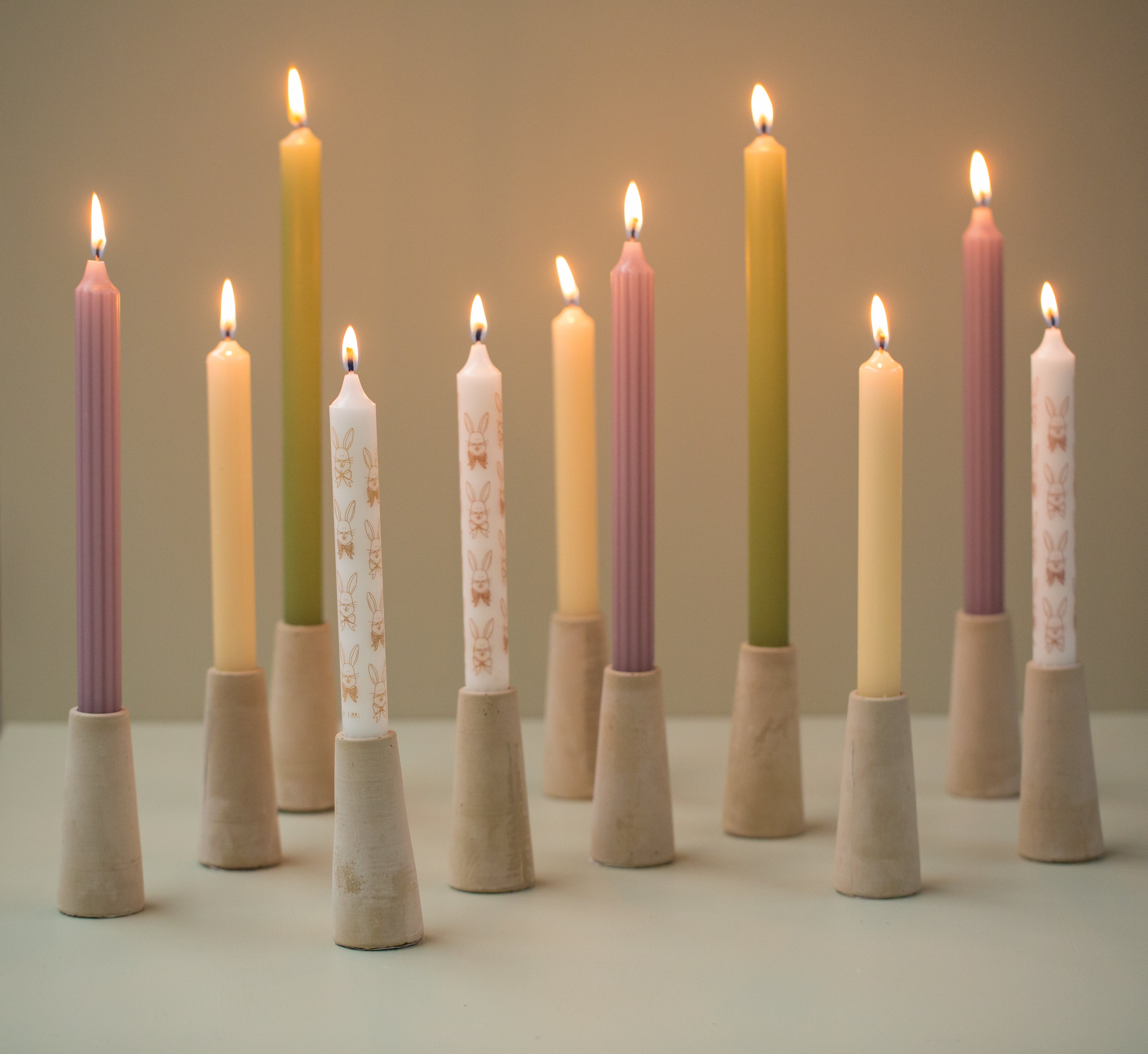 Bunny - Stabkerze | Rustik Lys | Hase Häschen