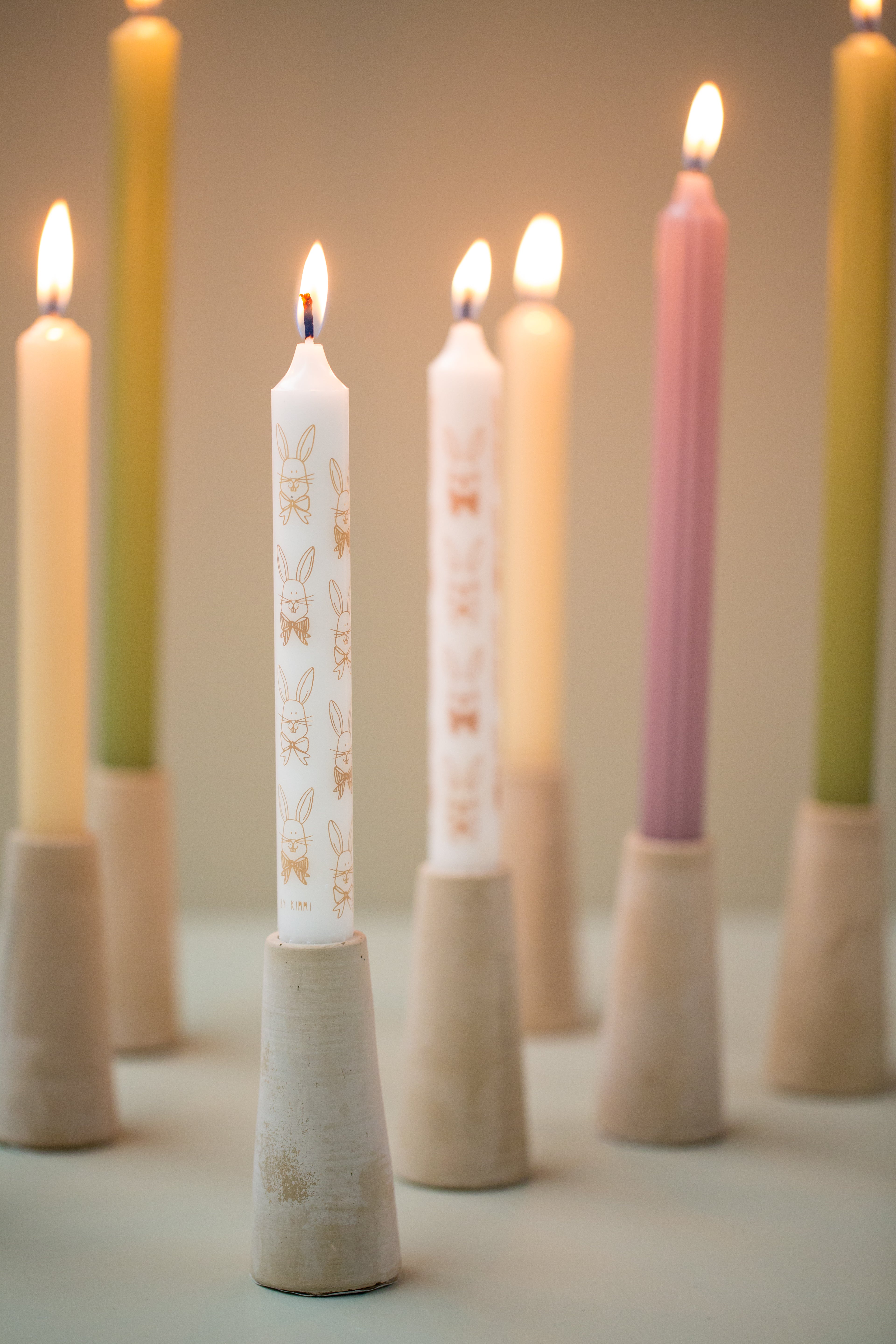 Bunny - Stabkerze | Rustik Lys | Hase Häschen