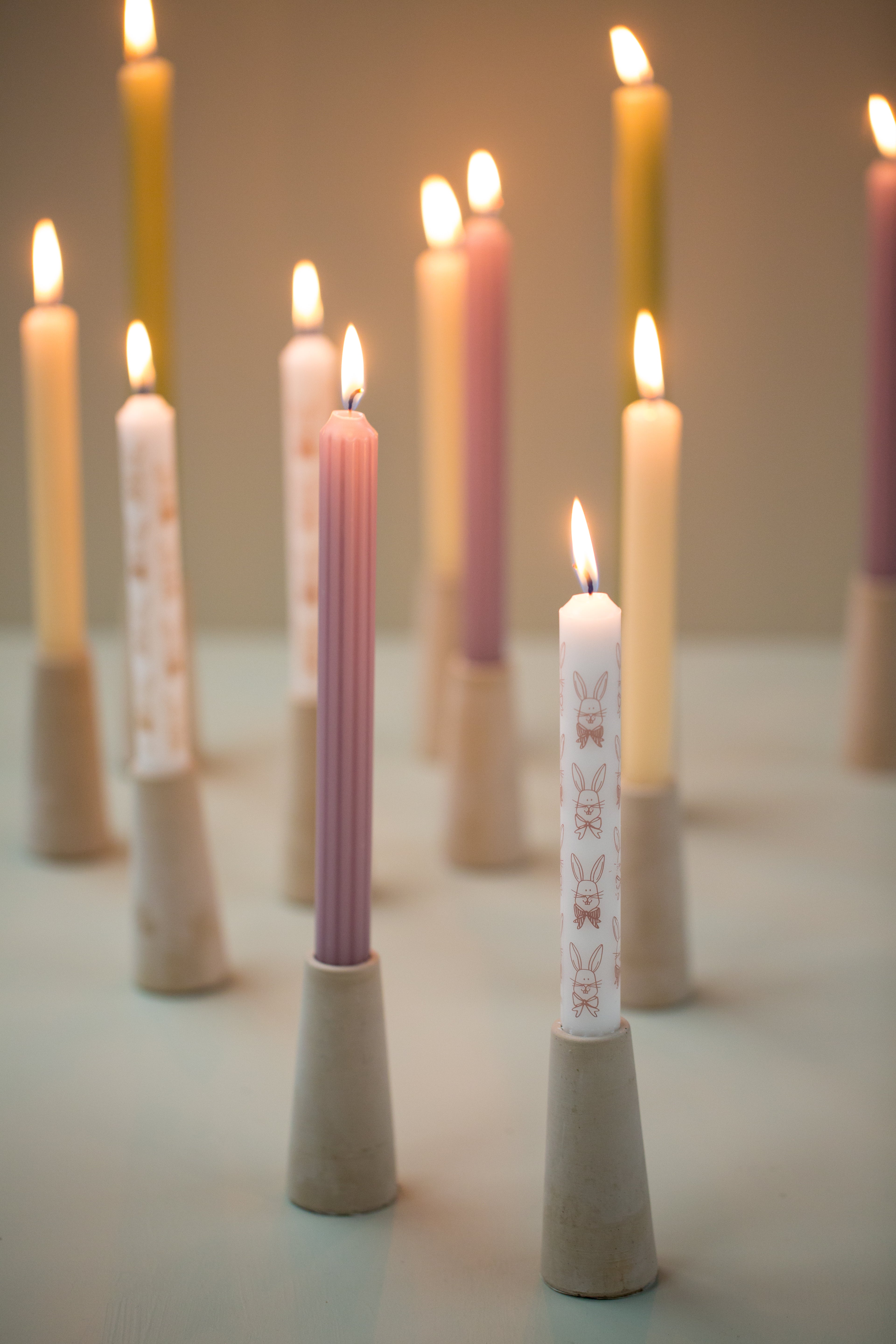 Bunny - Stabkerze | Rustik Lys | Hase Häschen