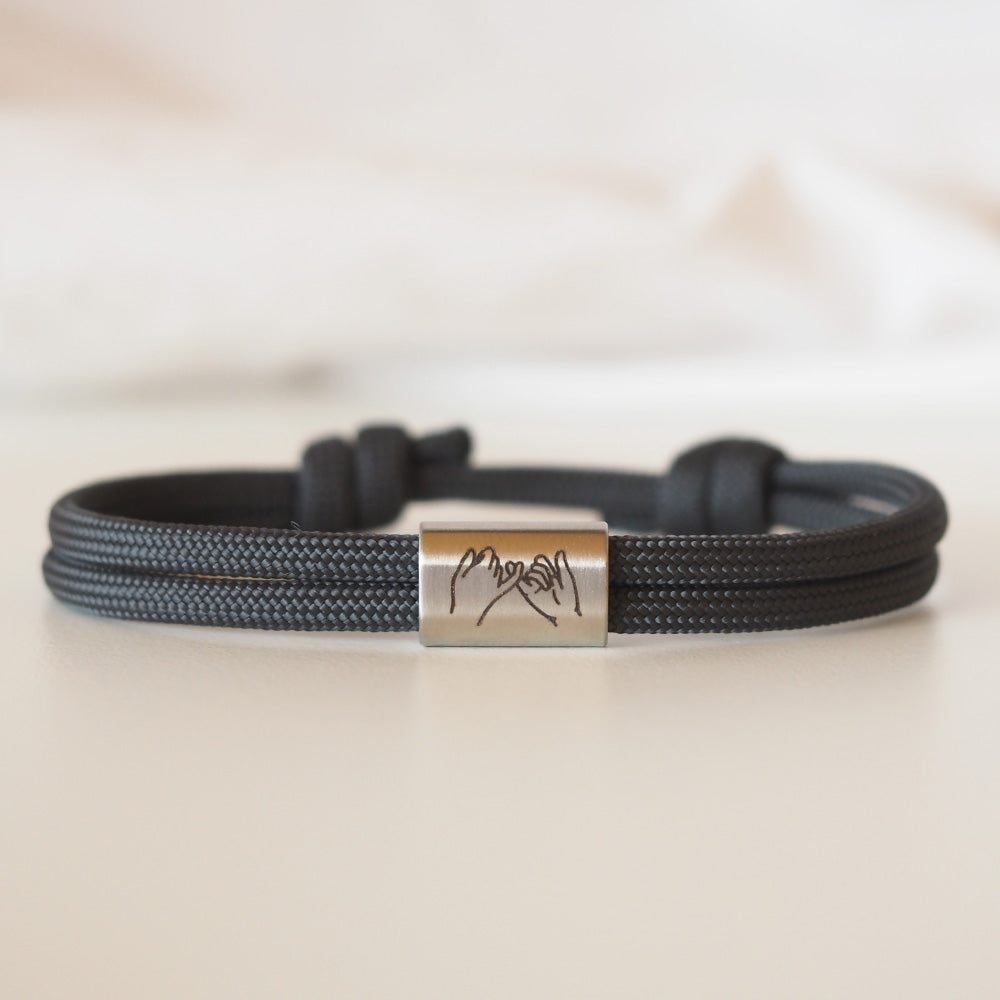 Segeltauarmband kleiner Fingerschwur | mygreta