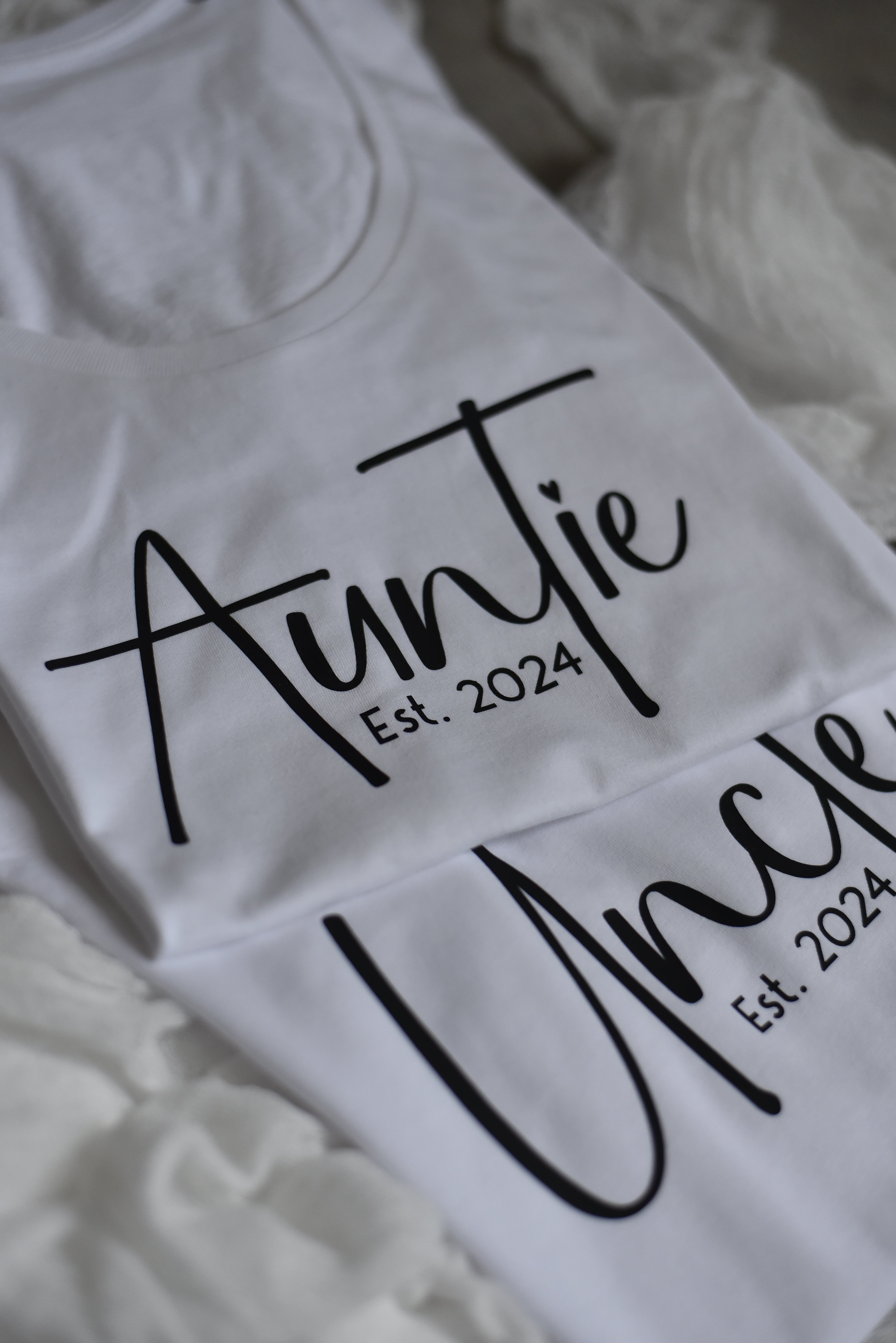 Auntie Shirt | Uncle Shirt | Schwangerschaftsverkündung | du wirst...