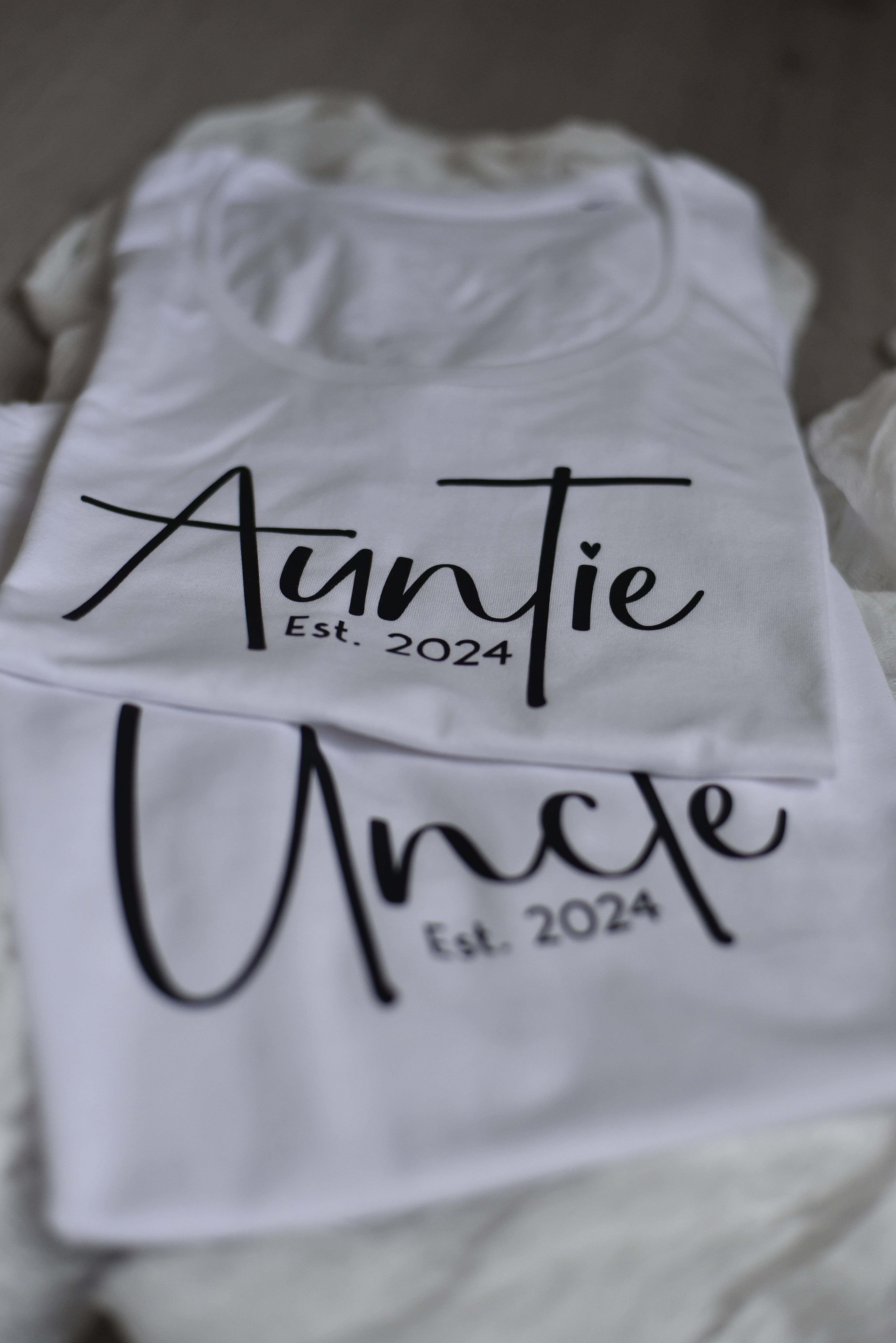 Auntie Shirt | Uncle Shirt | Schwangerschaftsverkündung | du wirst...