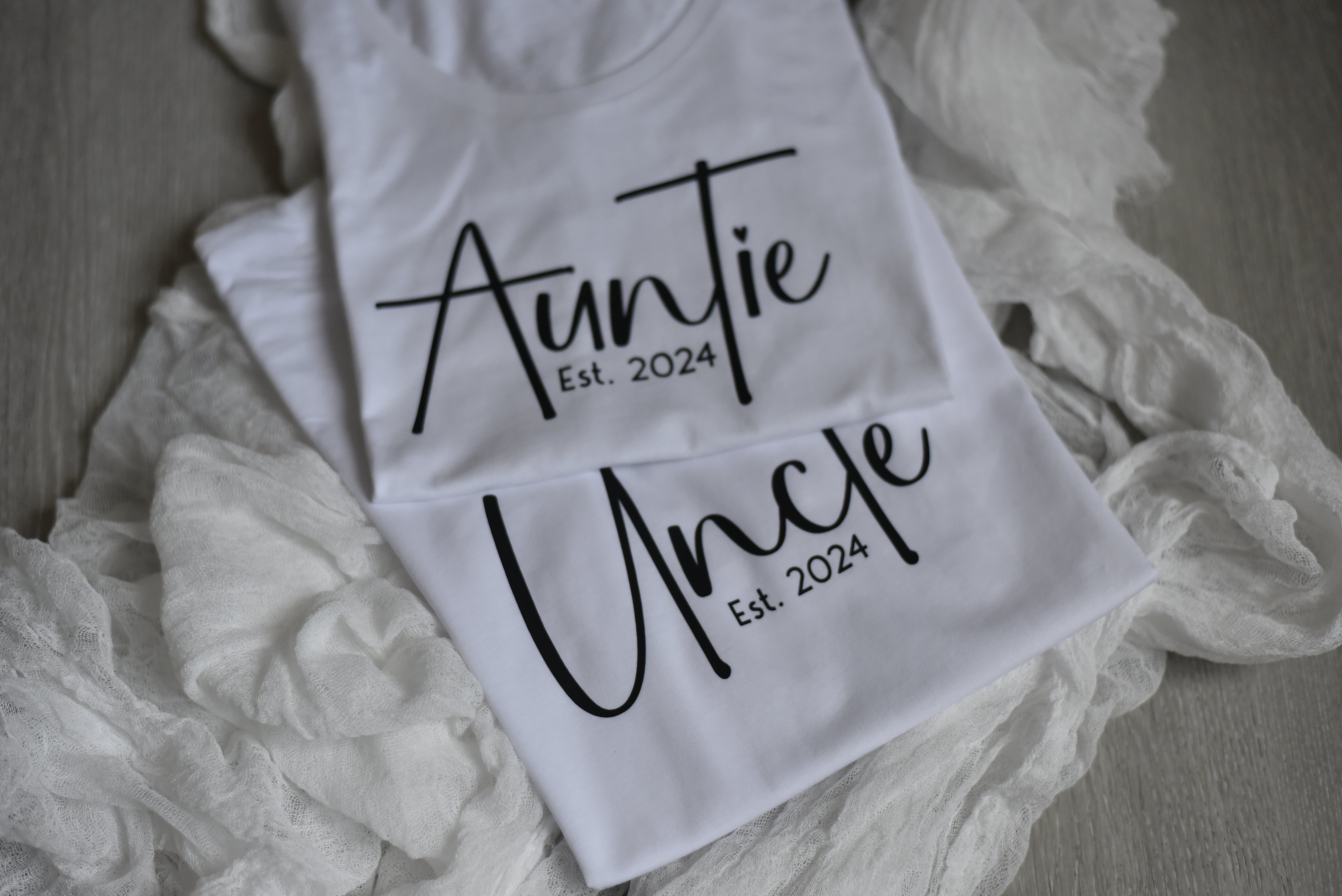 Auntie Shirt | Uncle Shirt | Schwangerschaftsverkündung | du wirst...