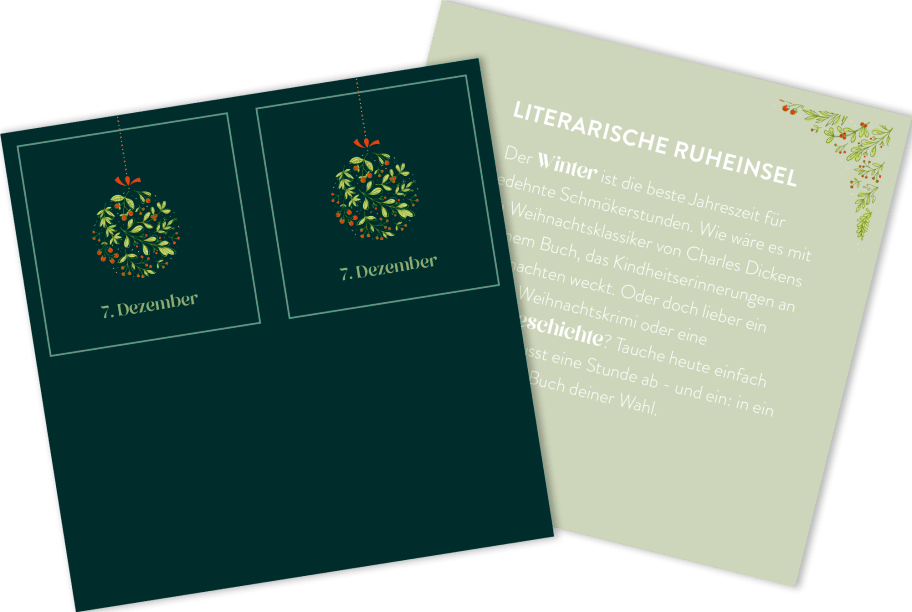 Slow Christmas 24 Impulse und Übungen für eine achtsame Adventszeit | Zettelbox mit 24 Impulse und Übungen für eine achtsame Adventszeit