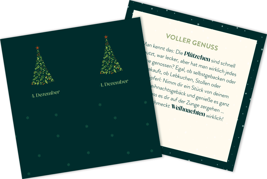 Slow Christmas 24 Impulse und Übungen für eine achtsame Adventszeit | Zettelbox mit 24 Impulse und Übungen für eine achtsame Adventszeit